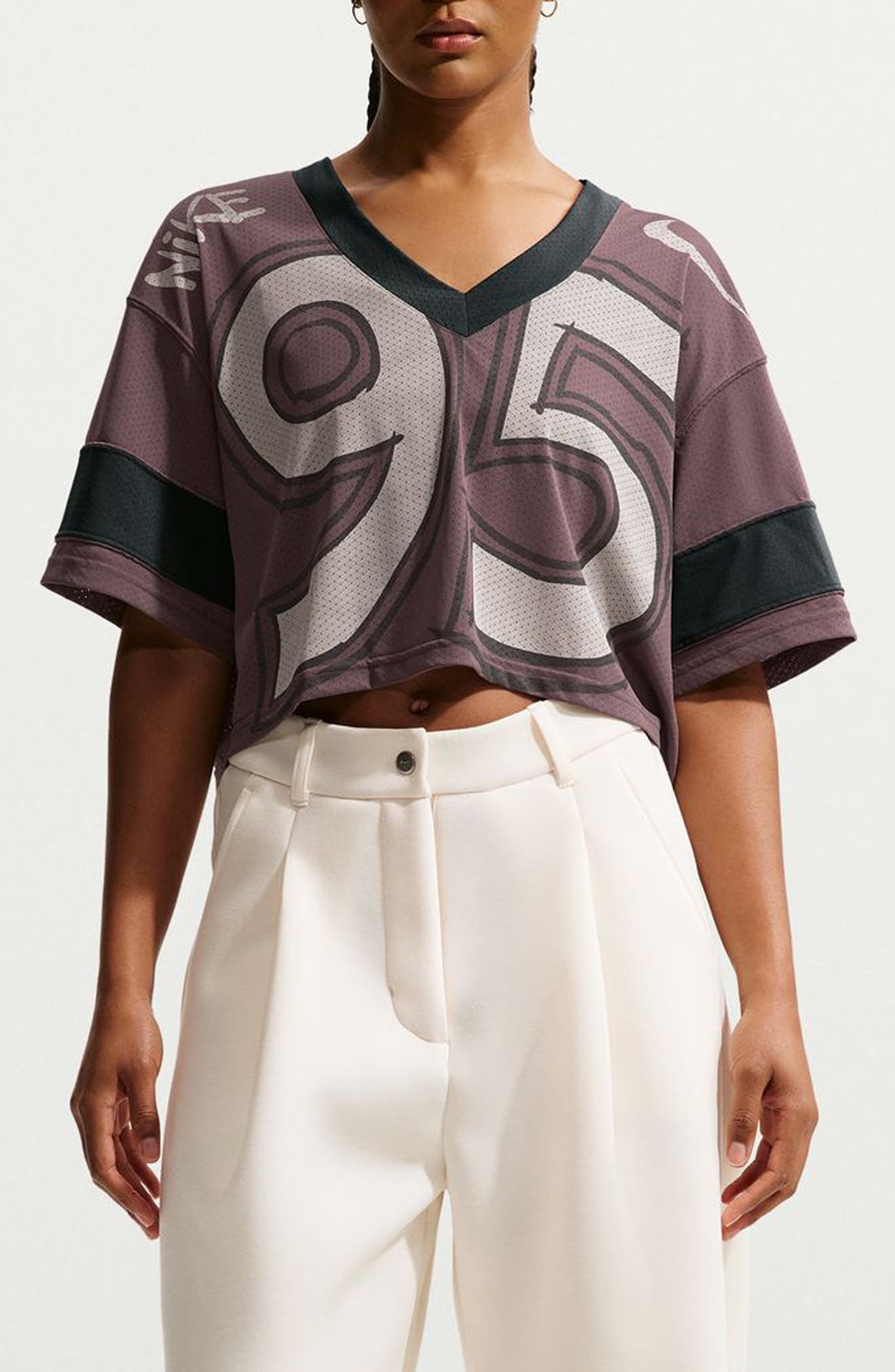 Sportswear Oversize Crop Jersey - image 1