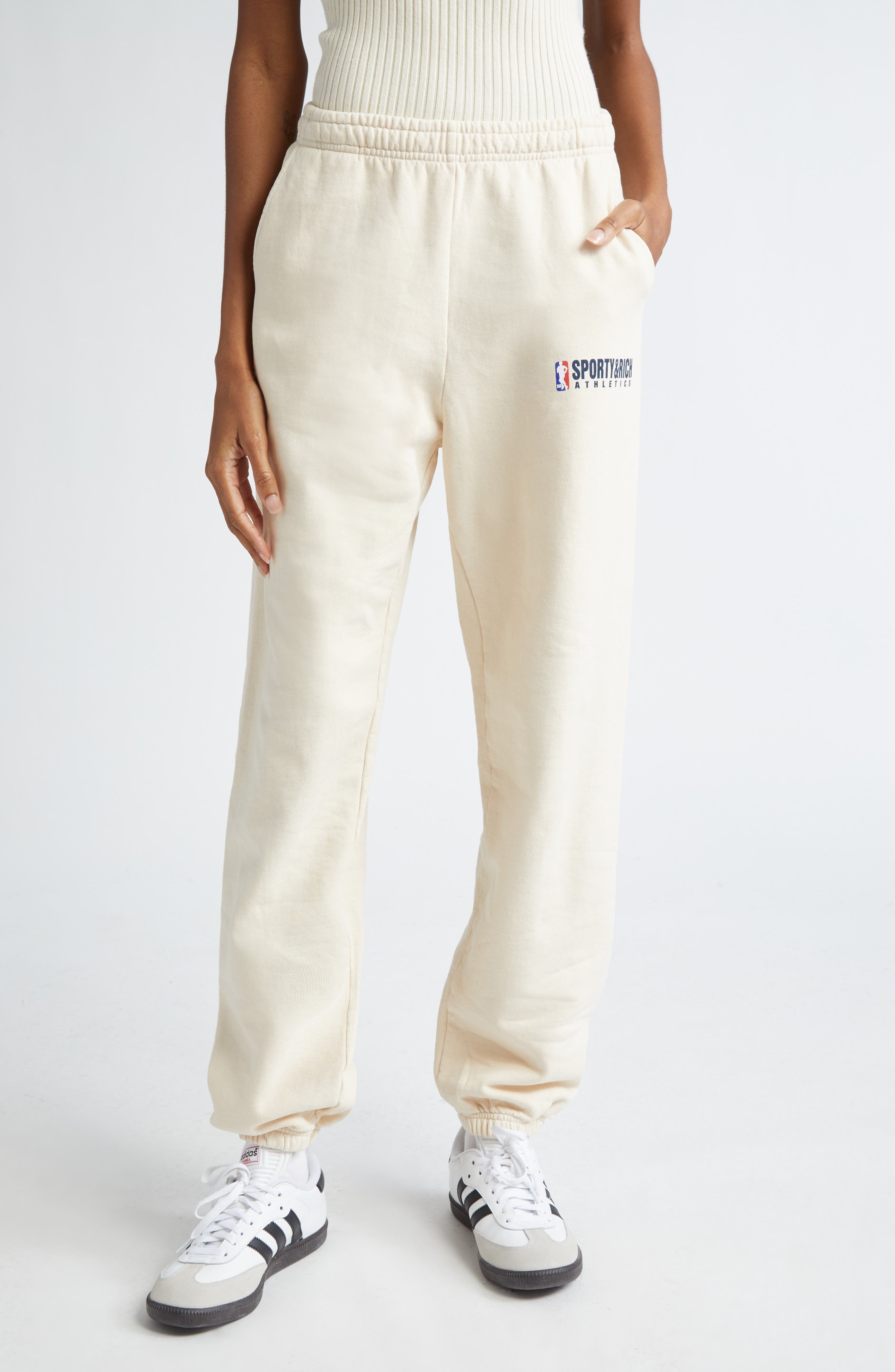 Team Logo Cotton Sweatpants - image 1