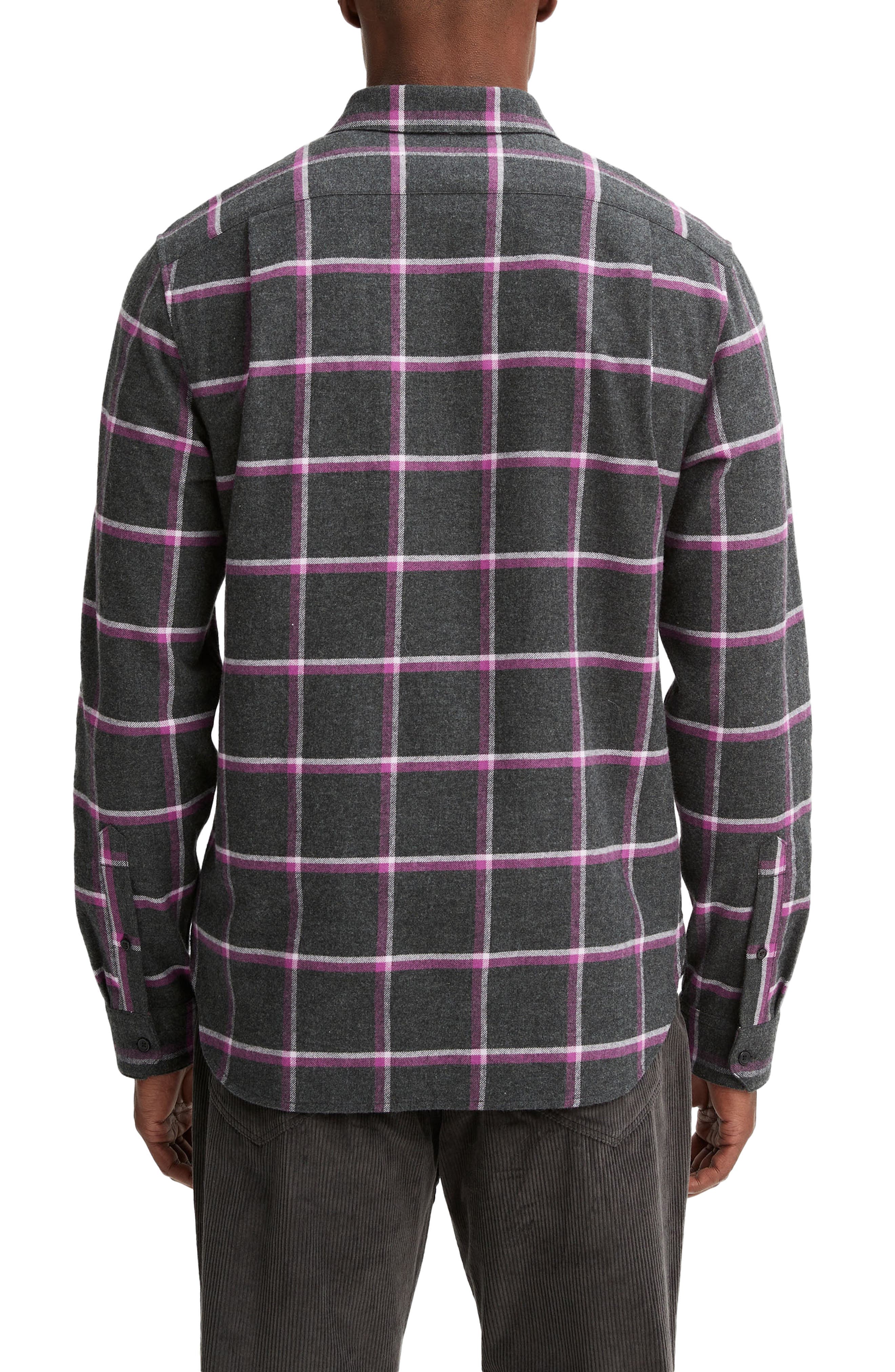 Skipton Plaid Flannel Button-Up Shirt - image 2