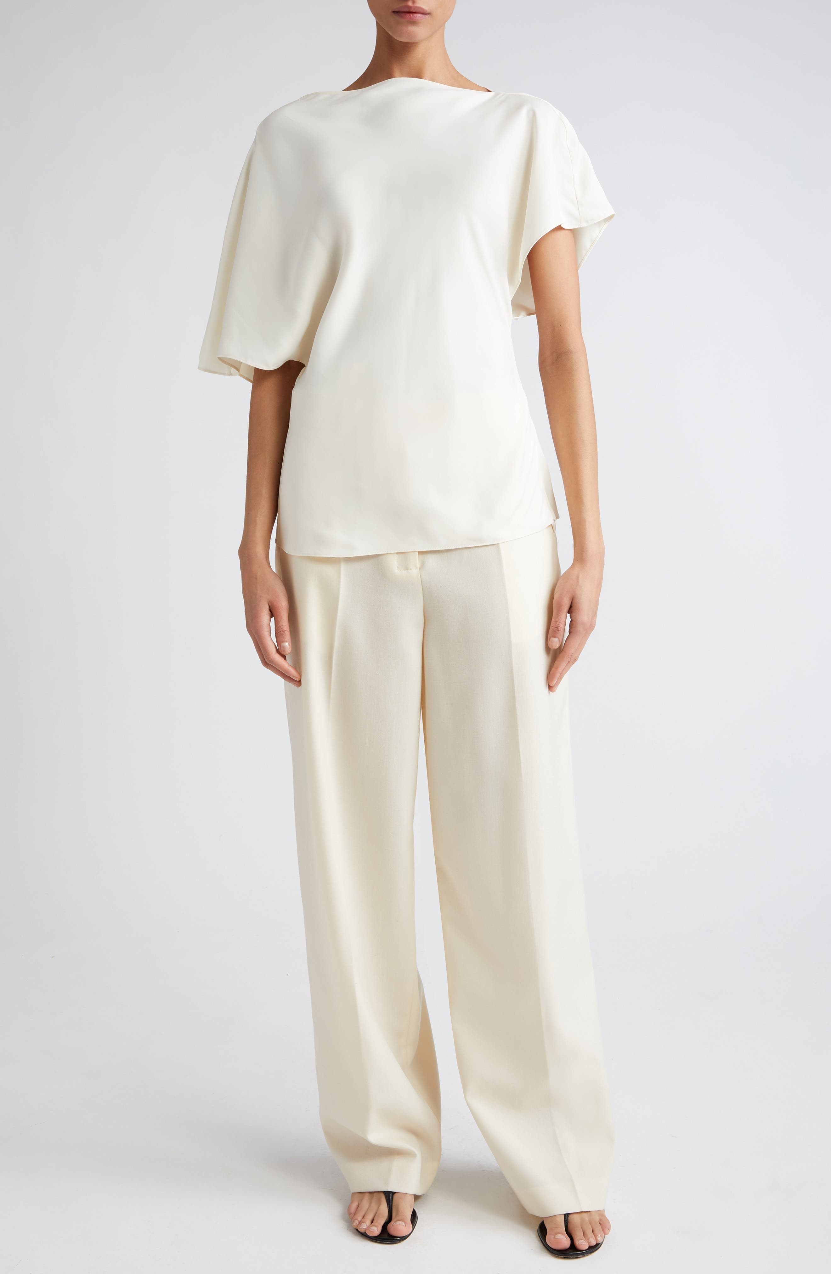 Virgin Wool Wide Leg Pants - image 2