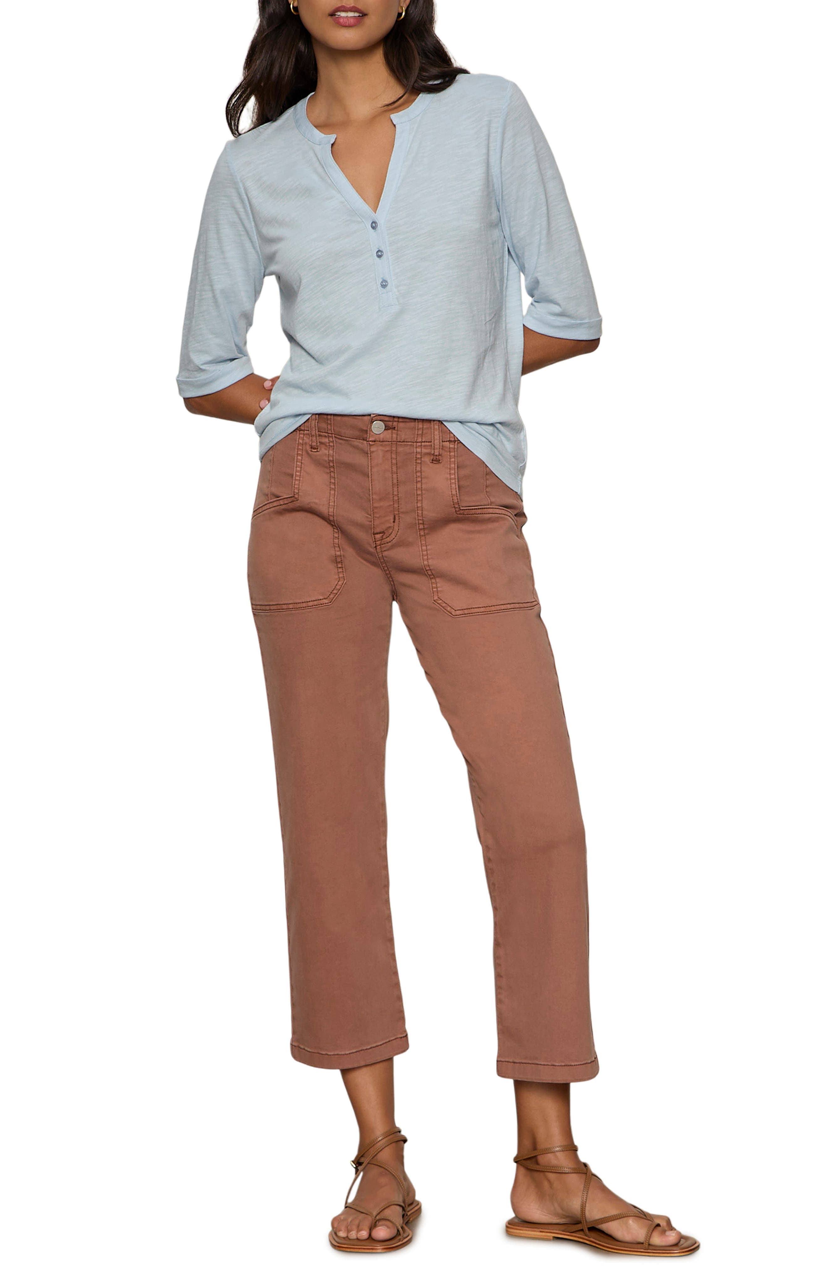 Retreat Mid Rise Crop Straight Leg Utility Pants - image 4