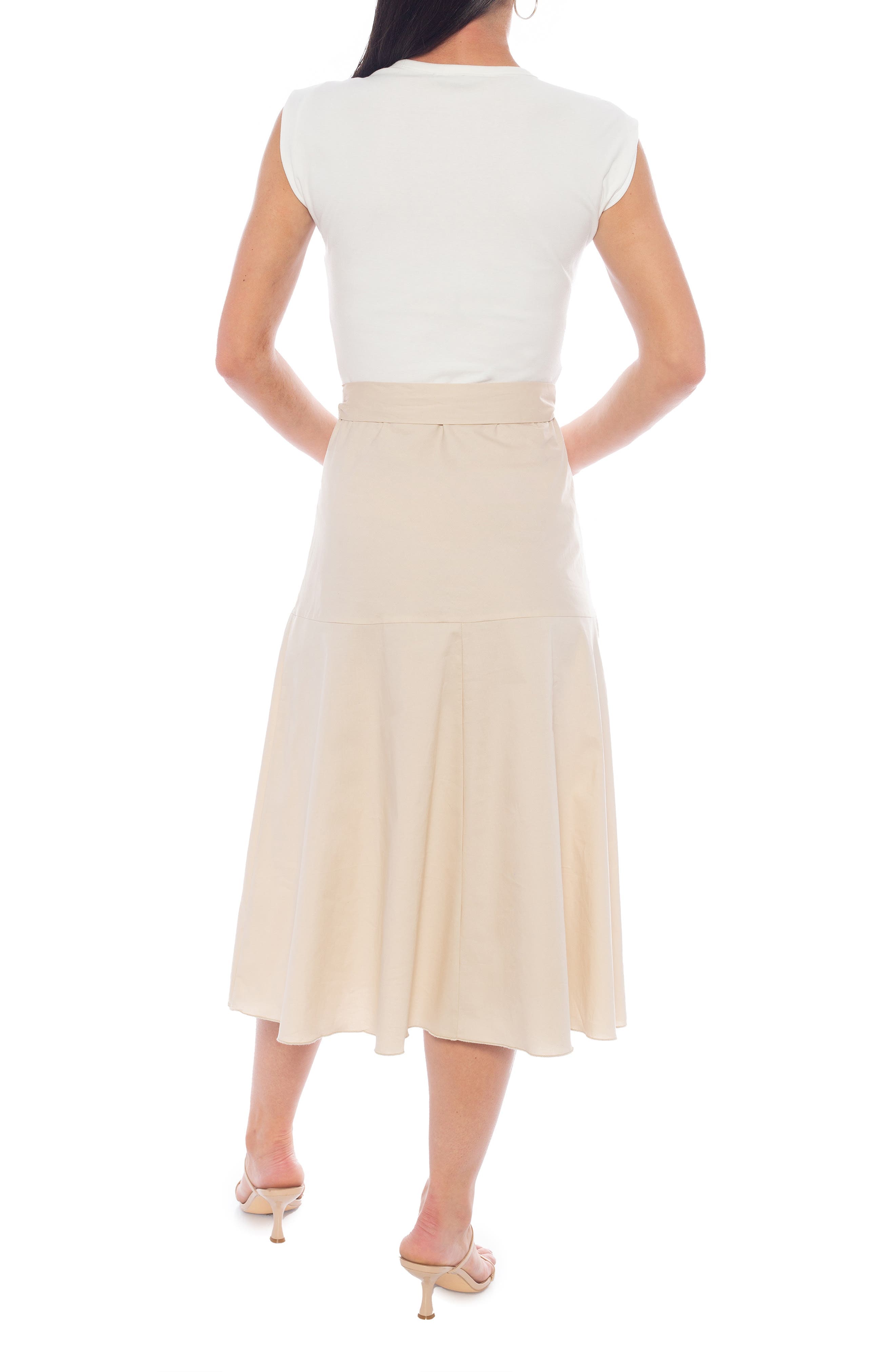 Cap Sleeve Midi Dress - image 2