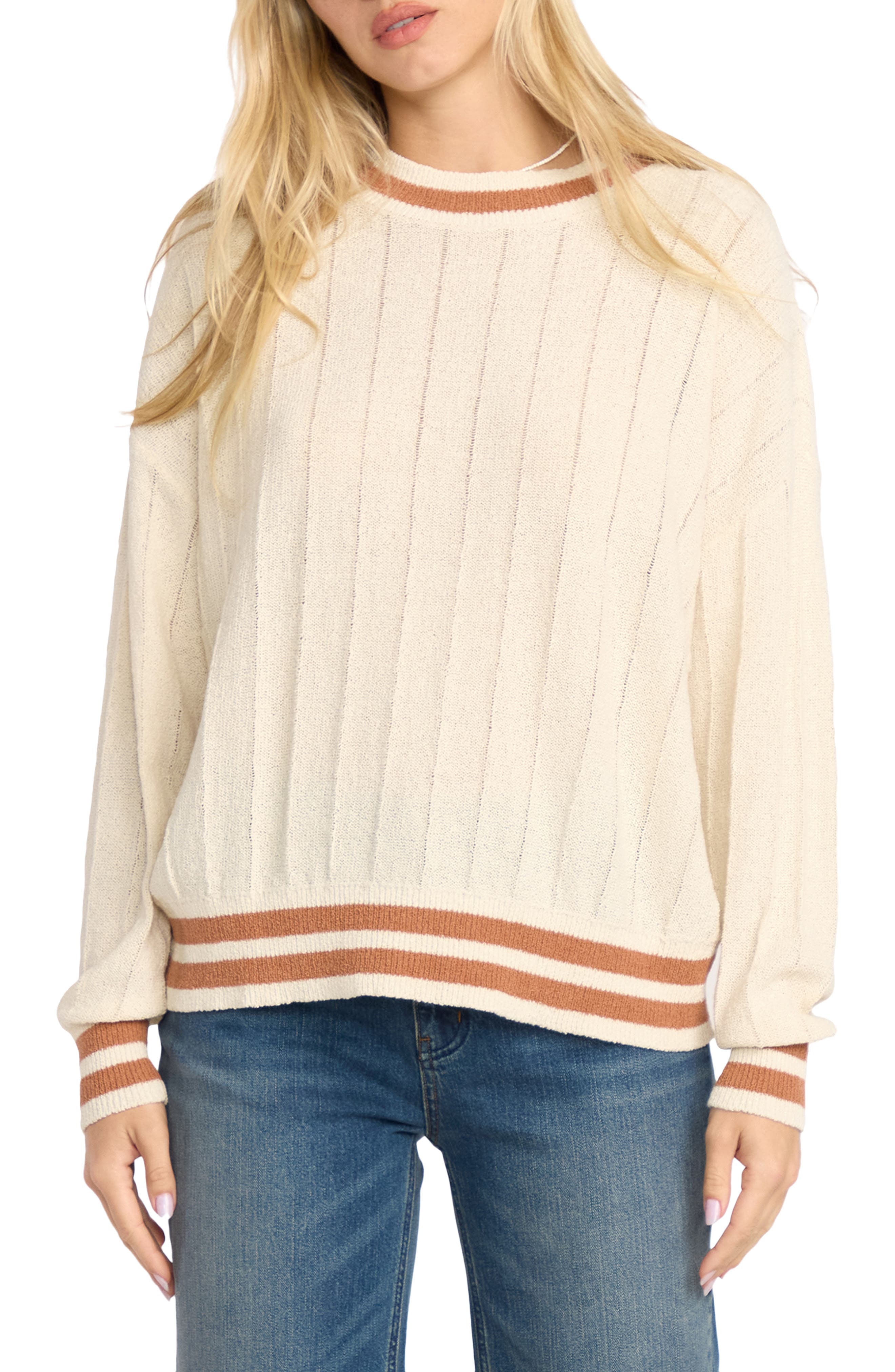 Classic Days Oversize Cotton Blend Sweater - image 1