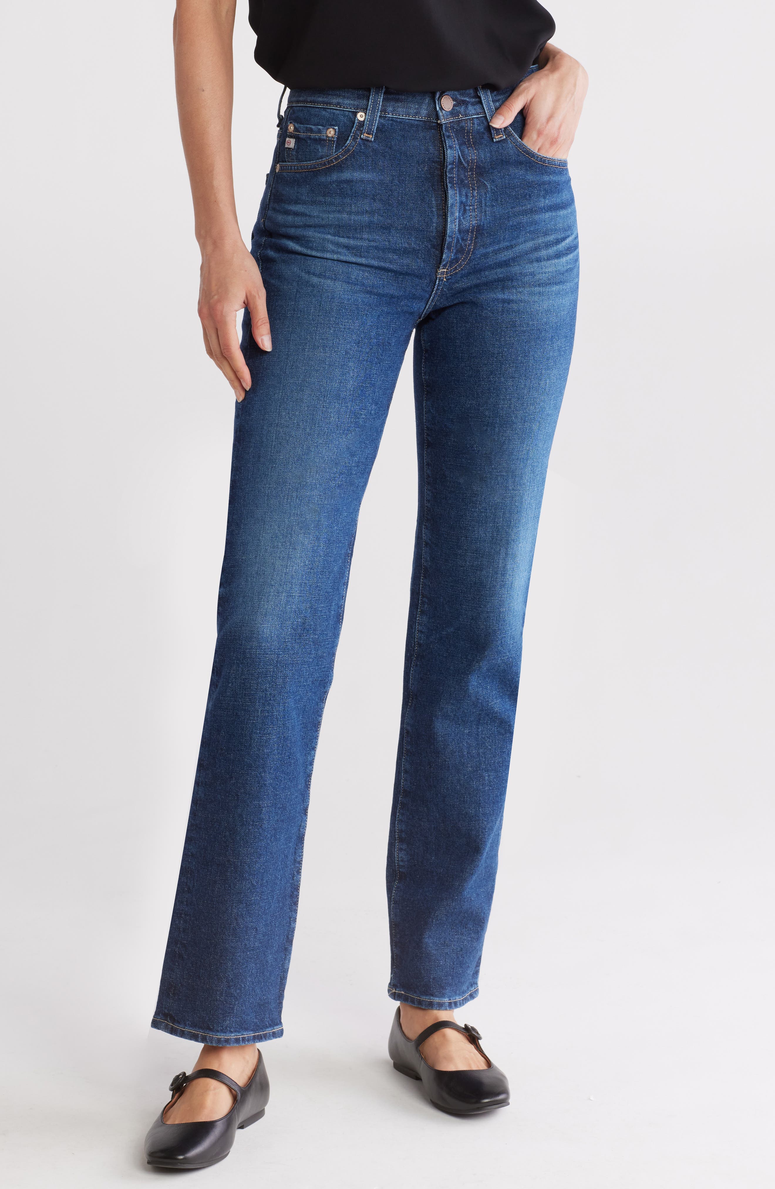 Alexxis Vintage High Waist Straight Jeans - image 1