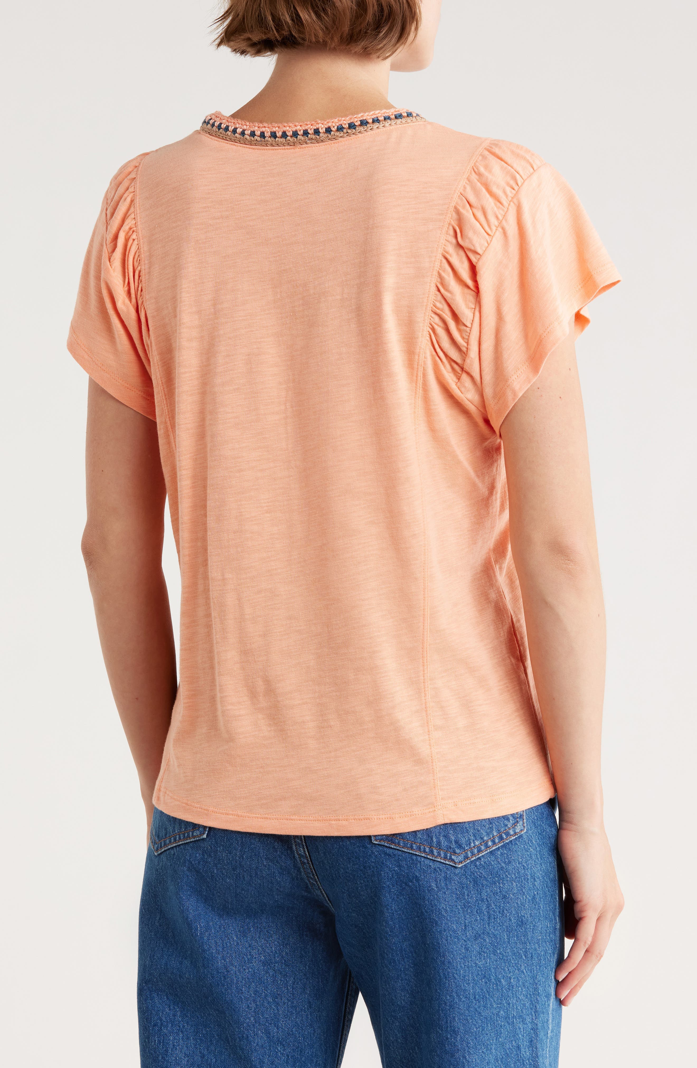 Crochet Trim T-Shirt - image 4