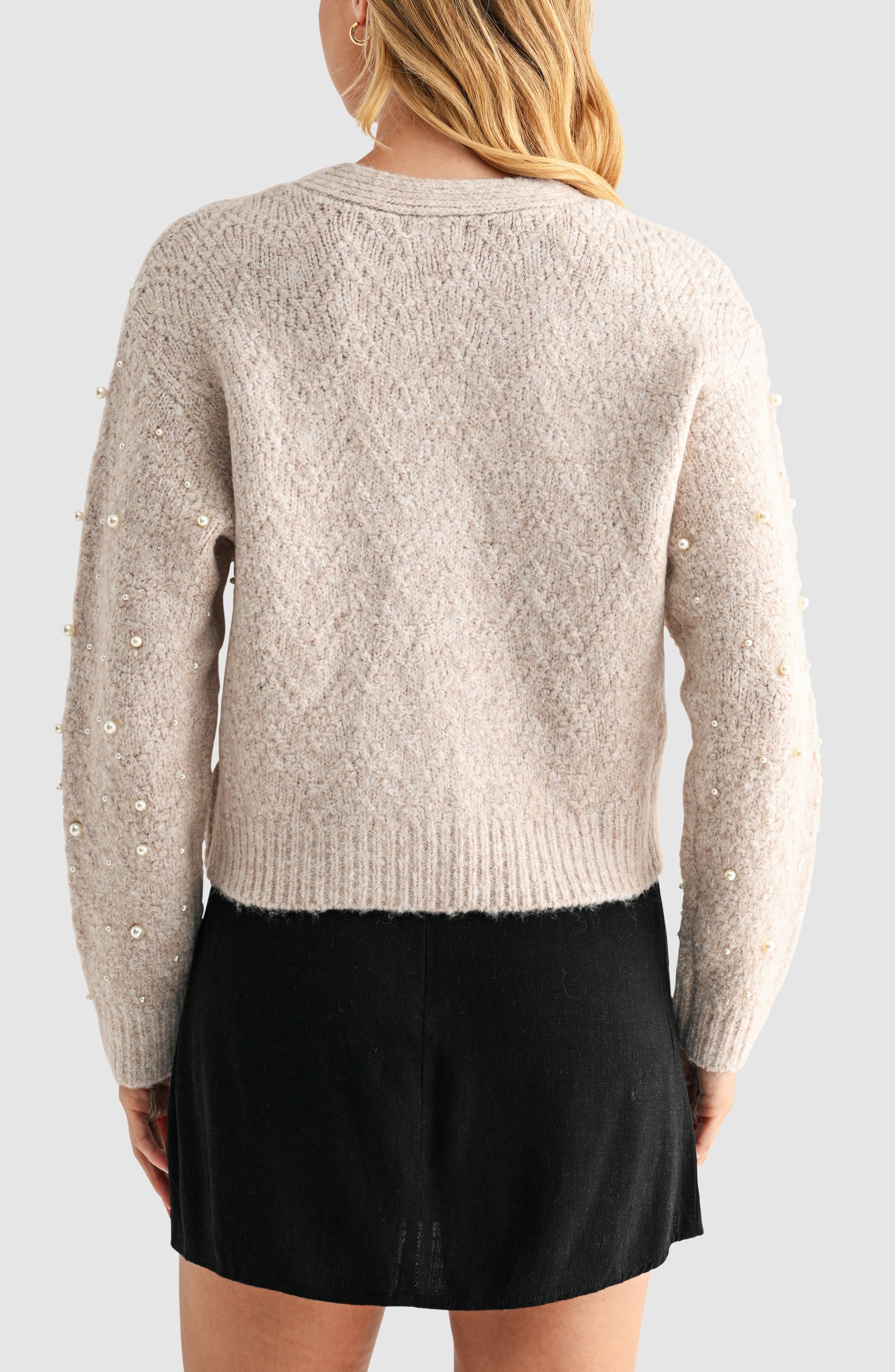 Embellished Cardigan Sweater - image 4