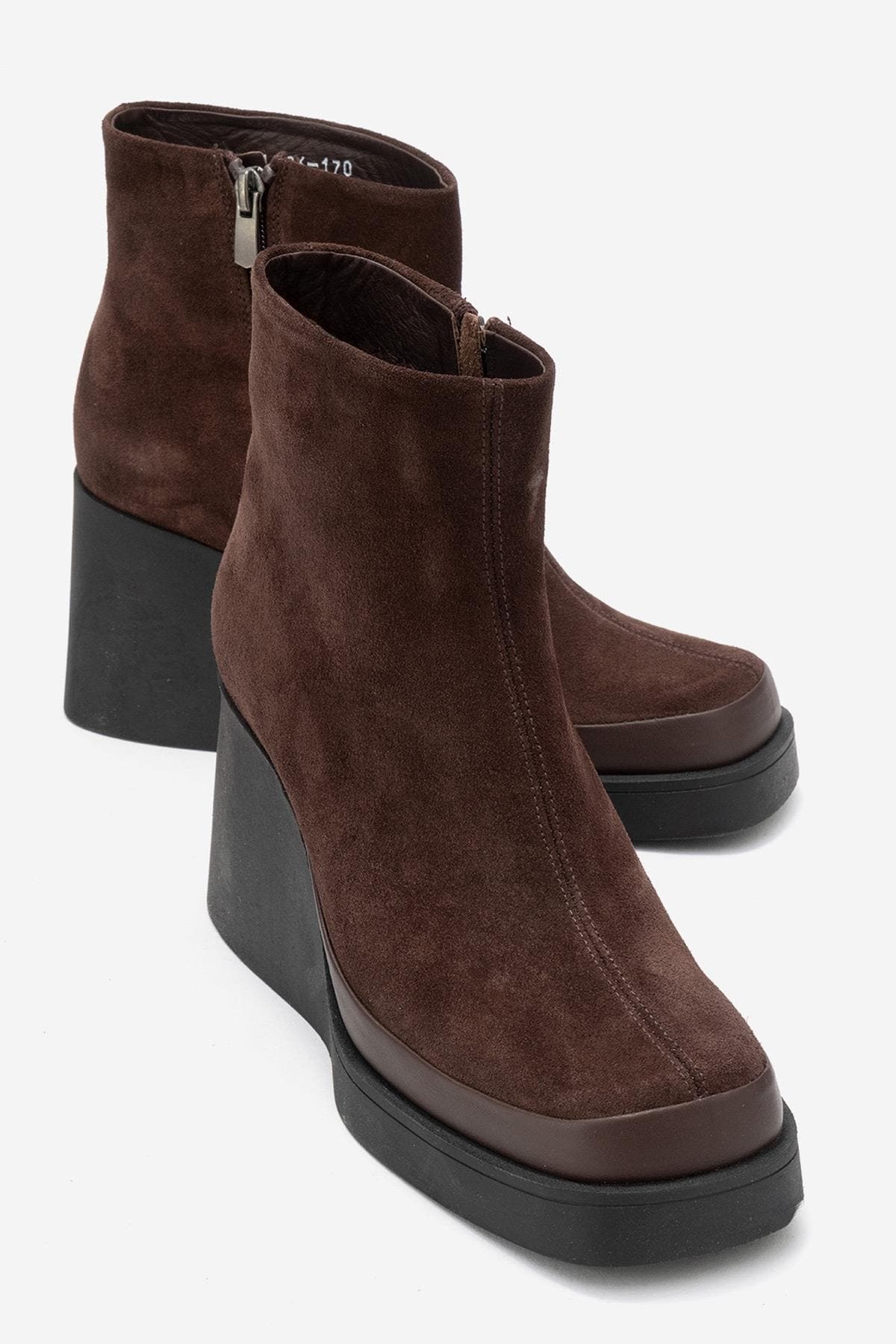 Livia Leather Wedge Boot - image 2