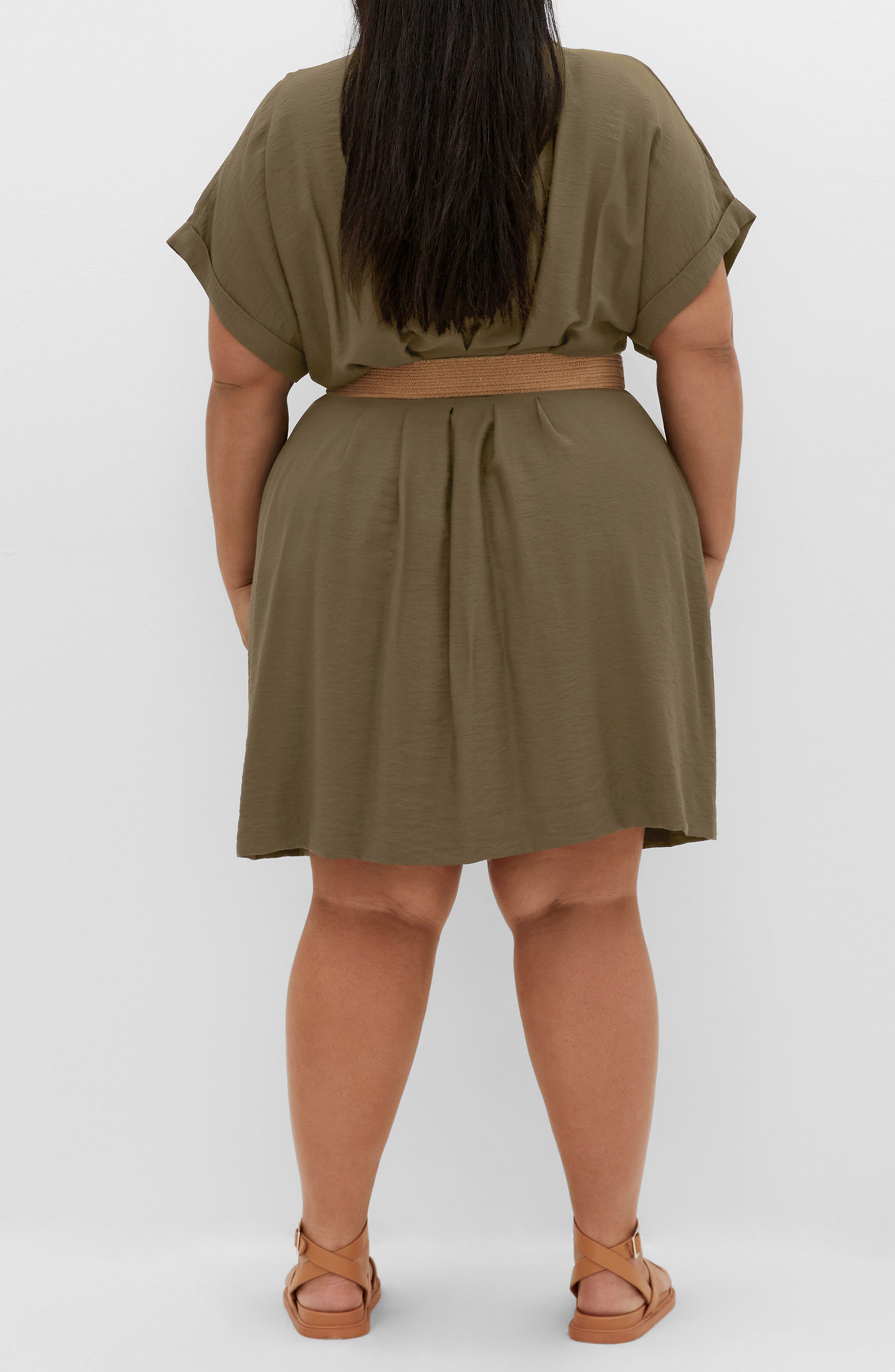 Jade Belted Shirtdress - image 2