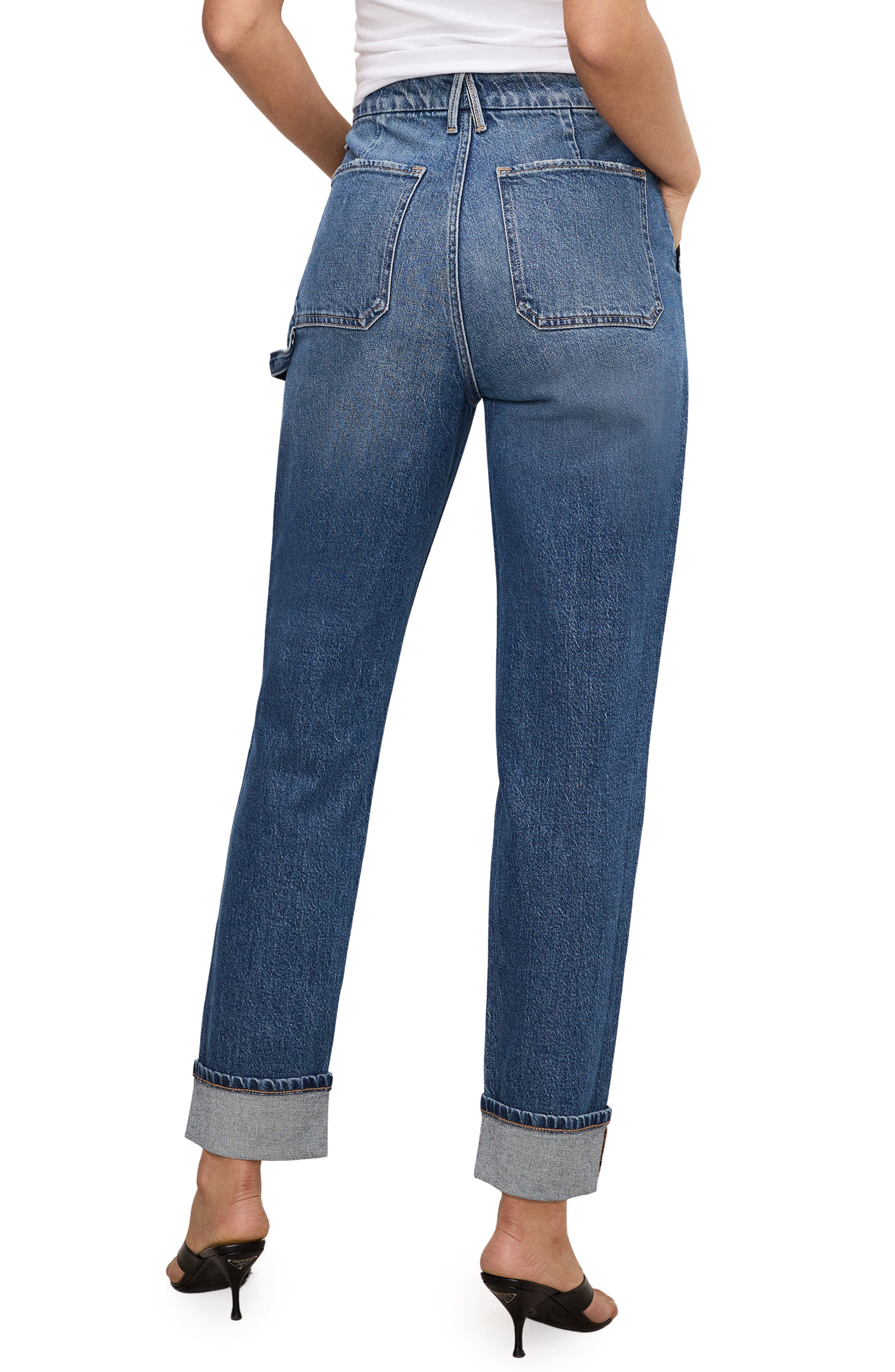 High Waist Straight Leg Carpenter Jeans - image 2