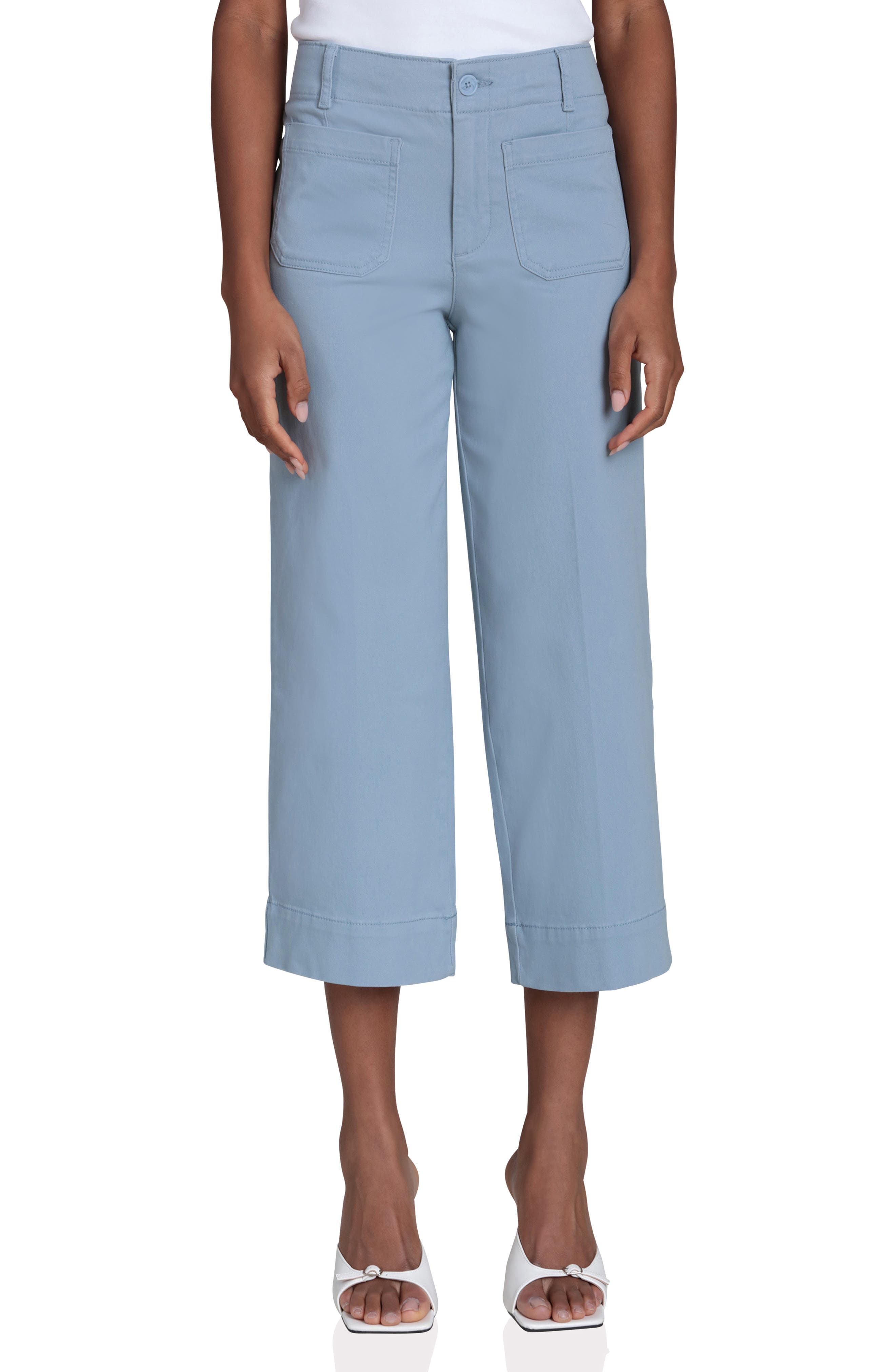 Cropped Cotton Twill Pants - image 5