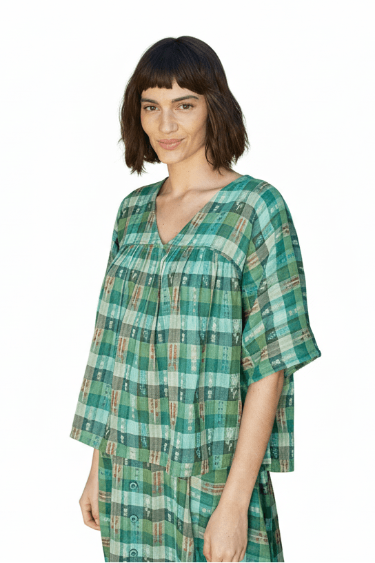 Maura Reversible V-Neck Top - image 3