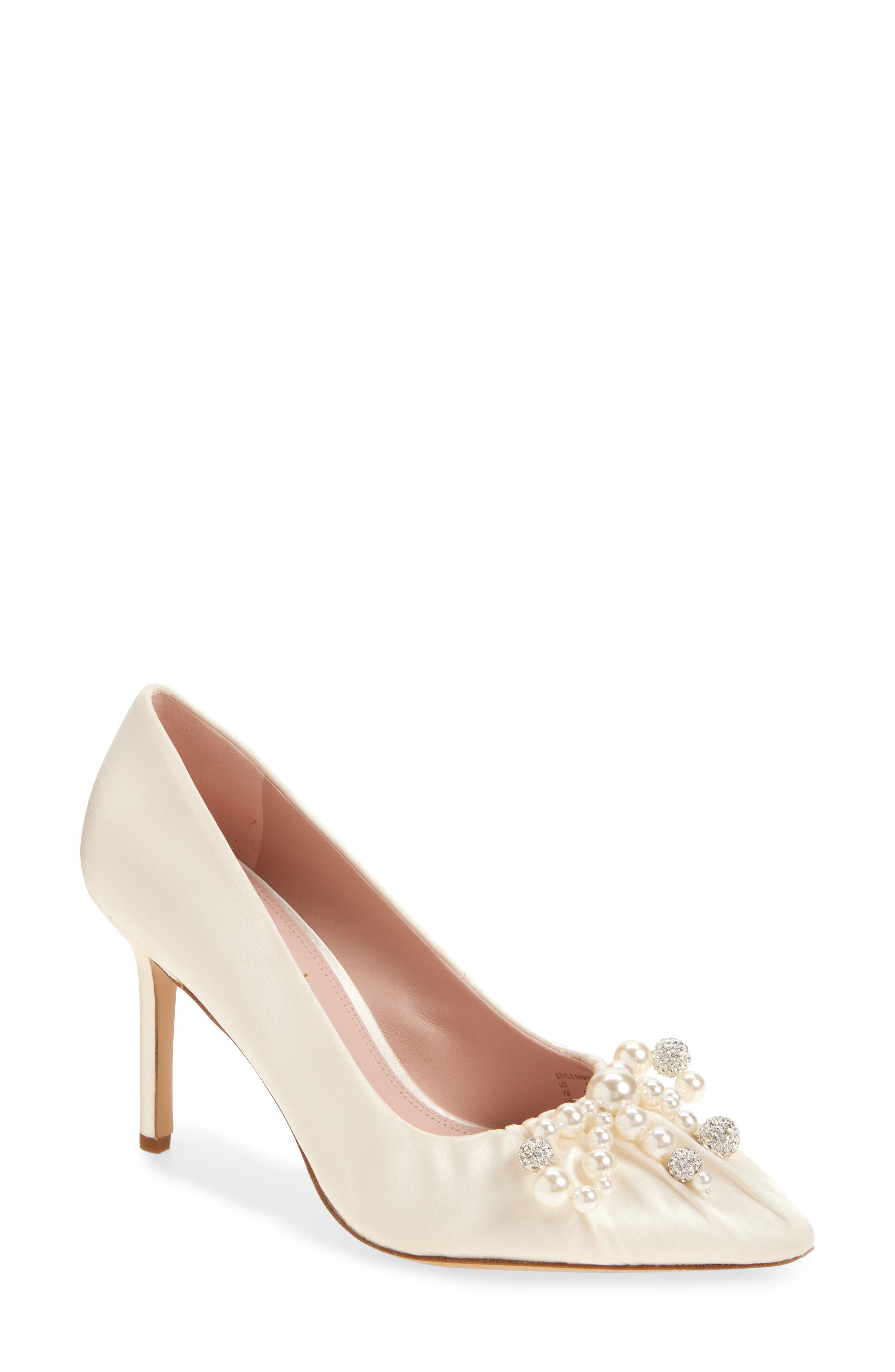 elodie faux pearl pump - image 1