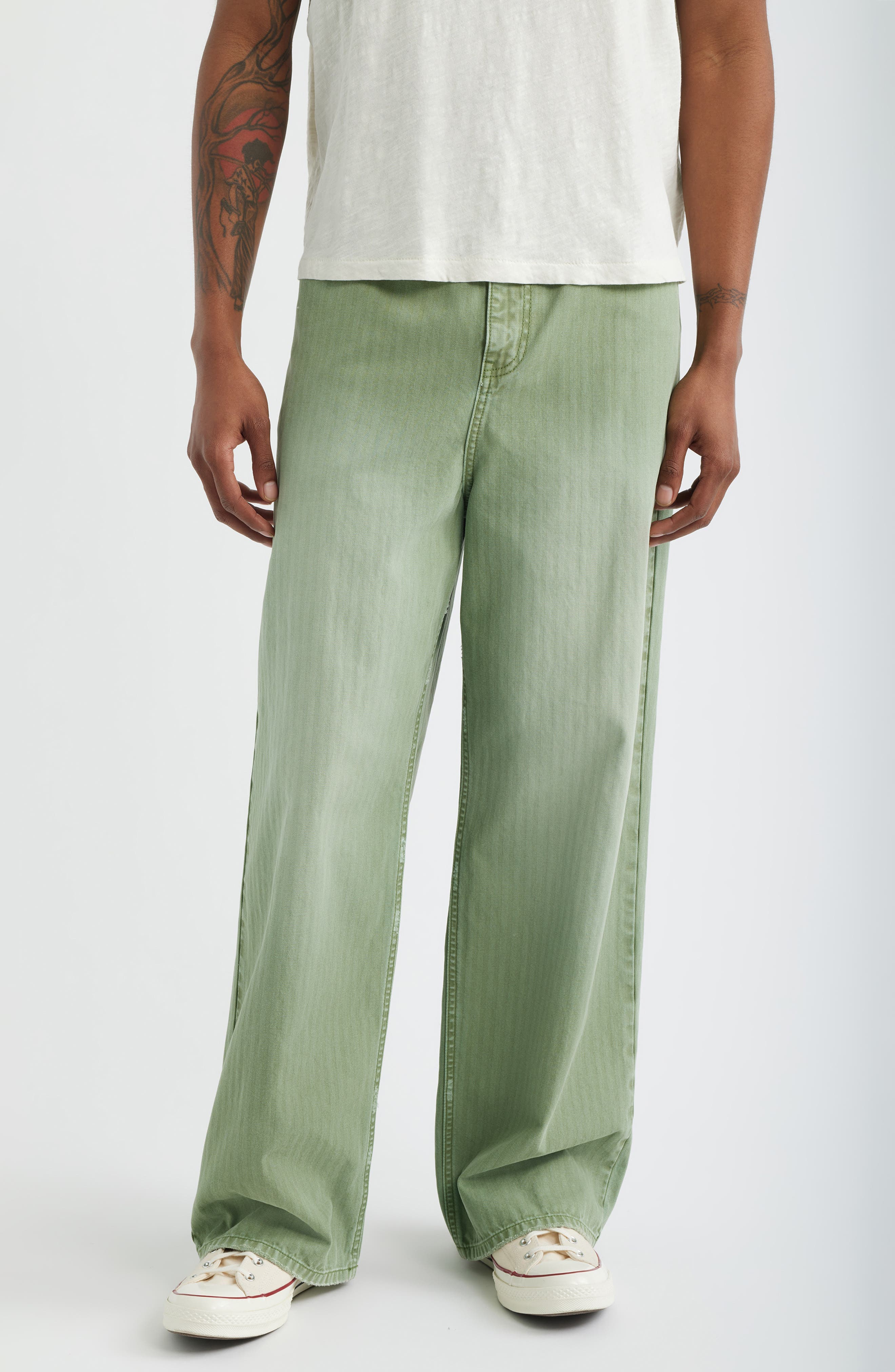 Archive Herringbone Twill Pants - image 1