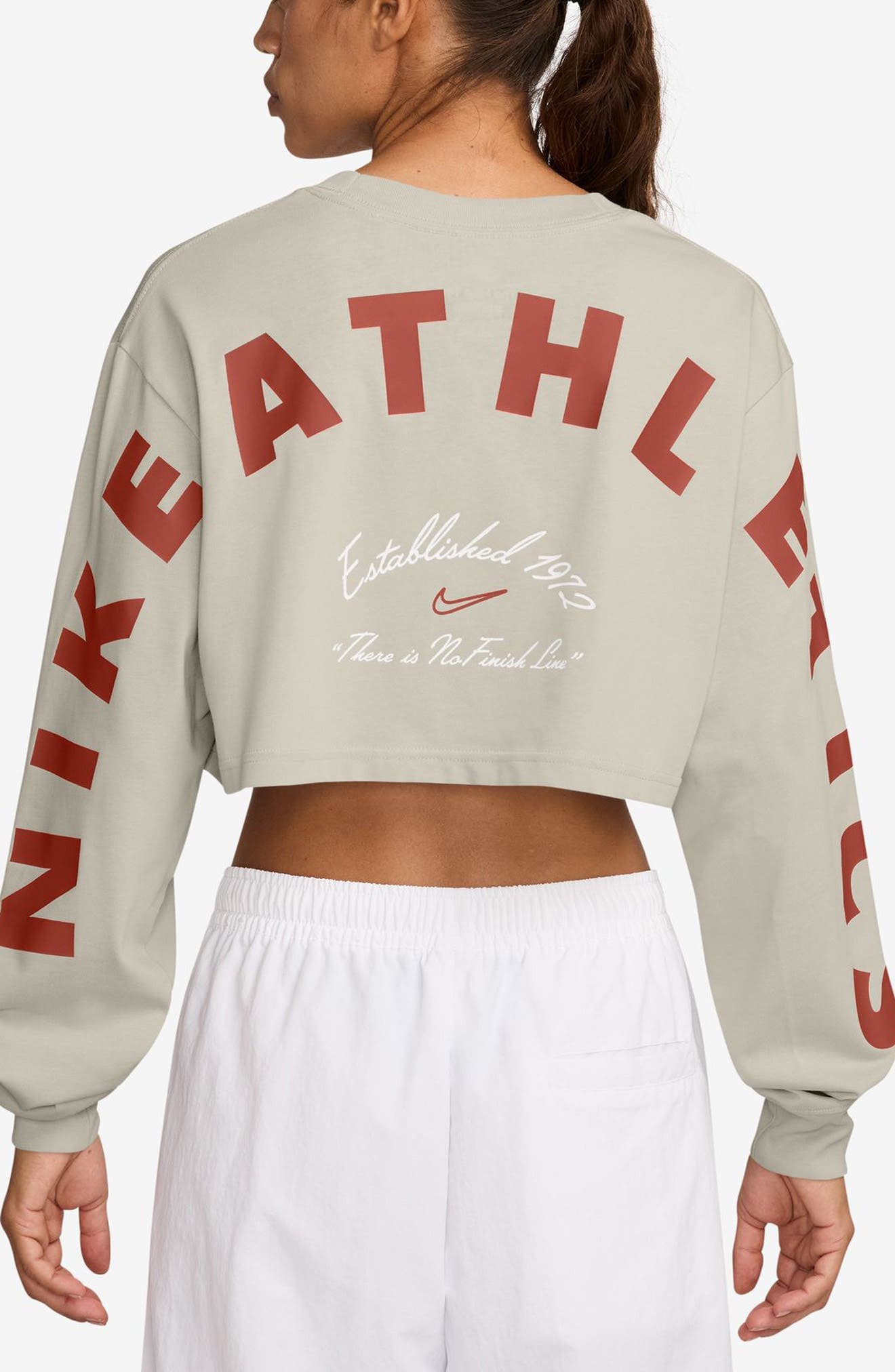 Sportswear Long Sleeve Crop T-Shirt - image 2