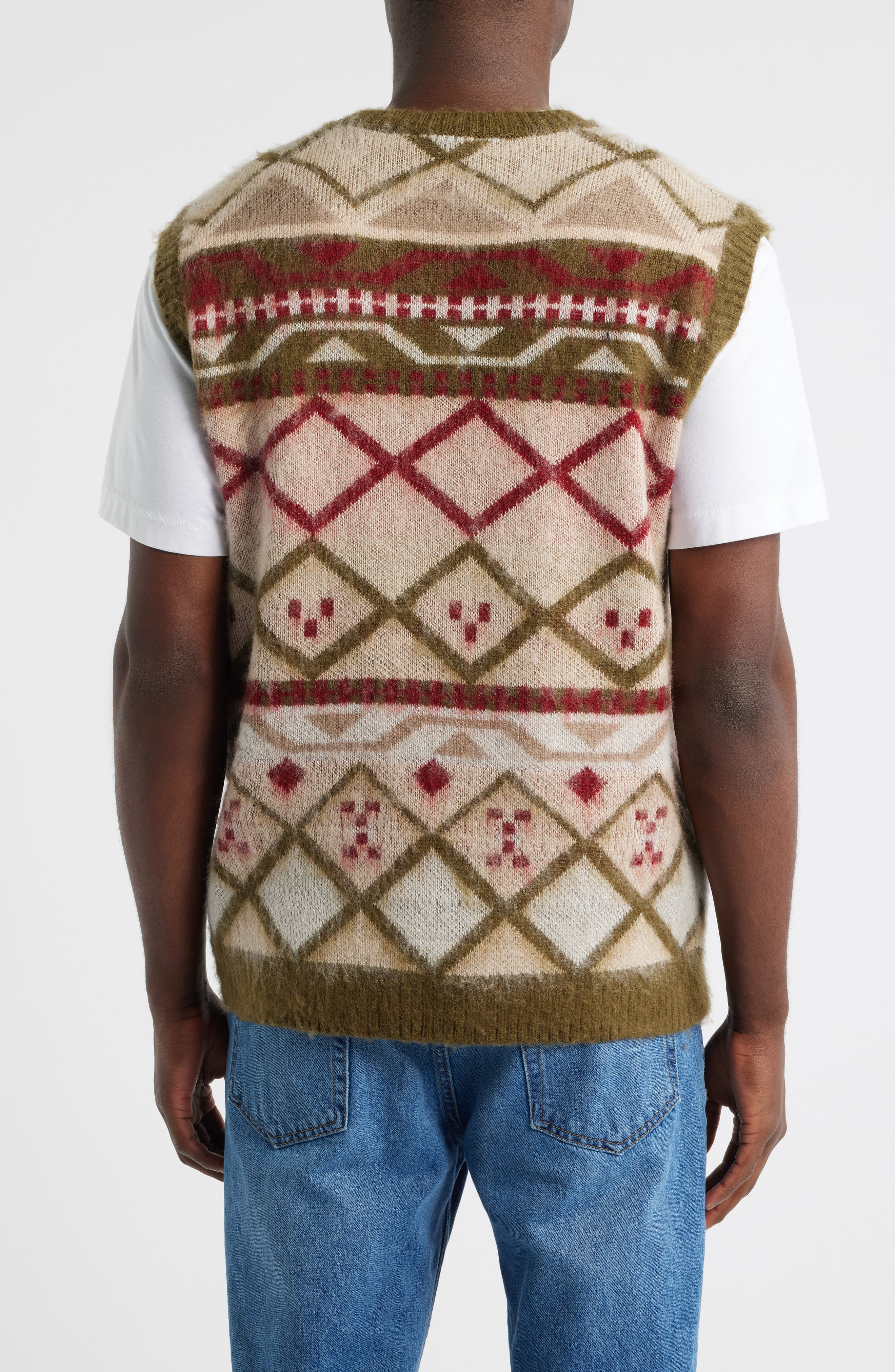 Fair Isle Oversize Vest - image 2