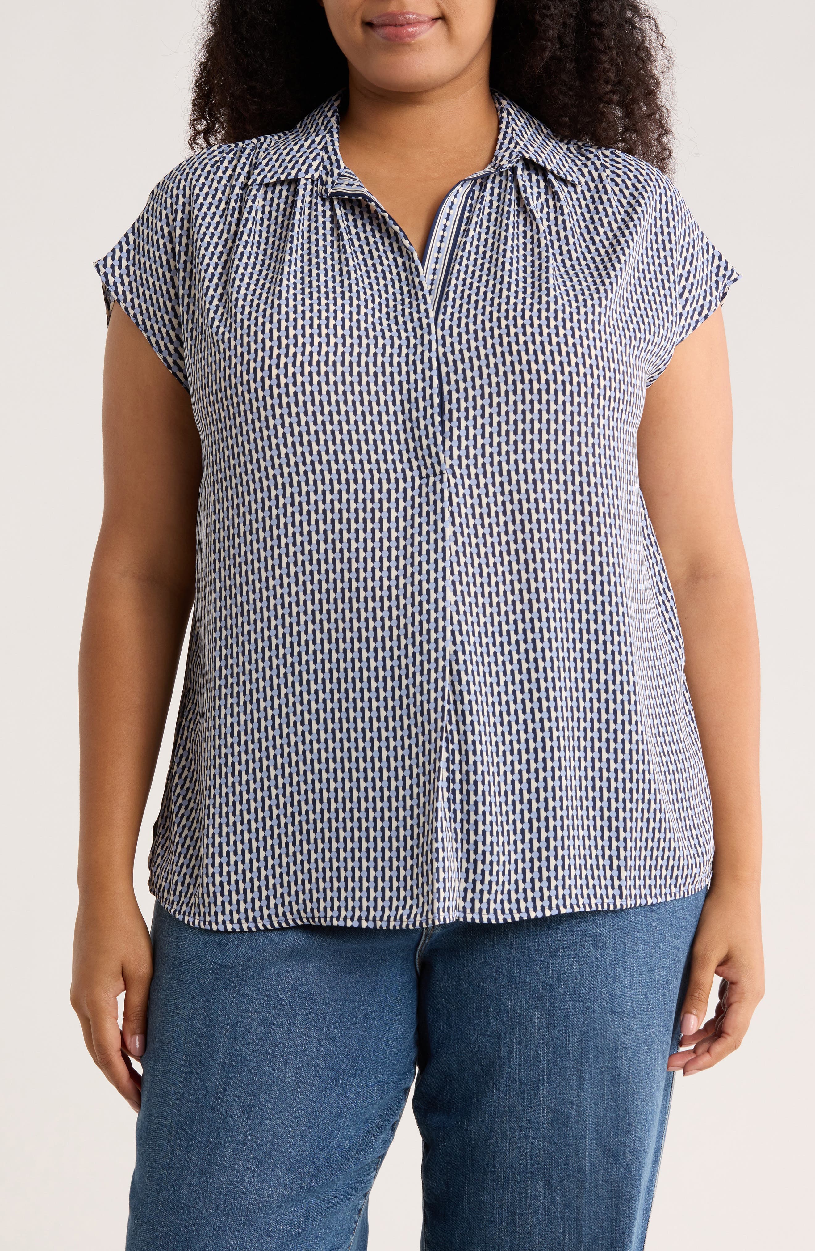 Cap Sleeve Blouse - image 3