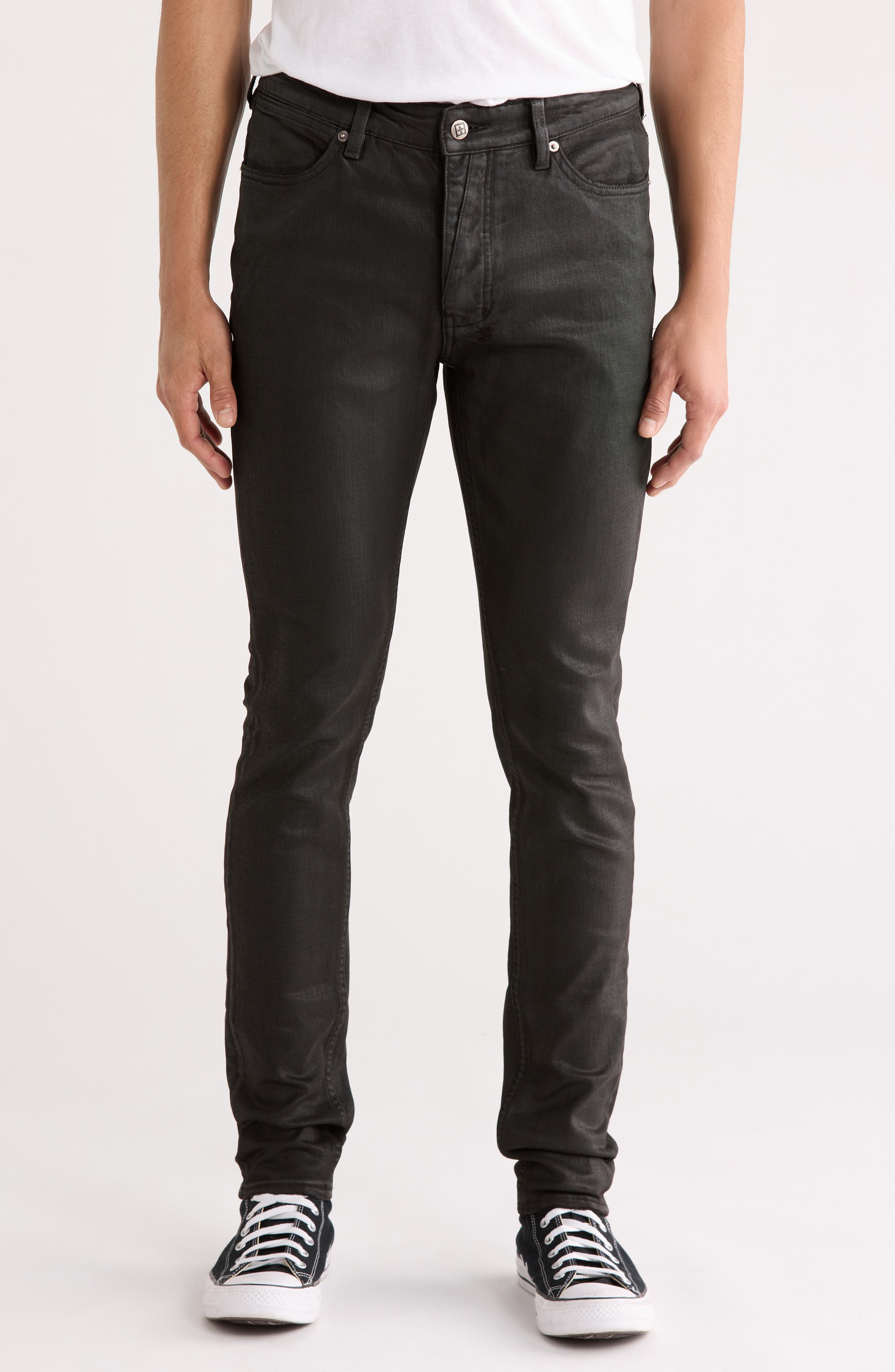 Van Winkle Main Stage Coated Skinny Jeans - image 1