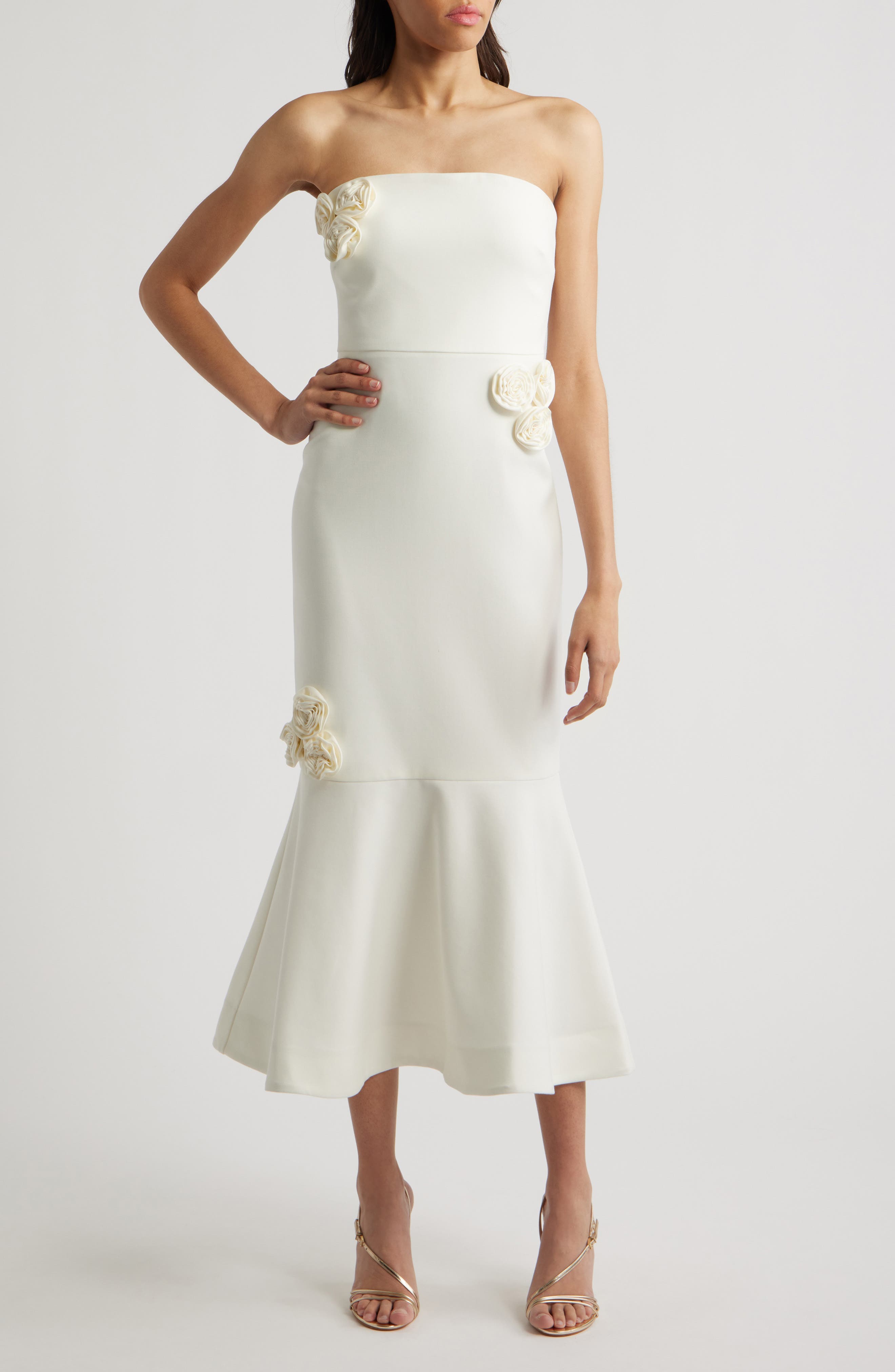 Ilene Strapless Cocktail Dress - image 1