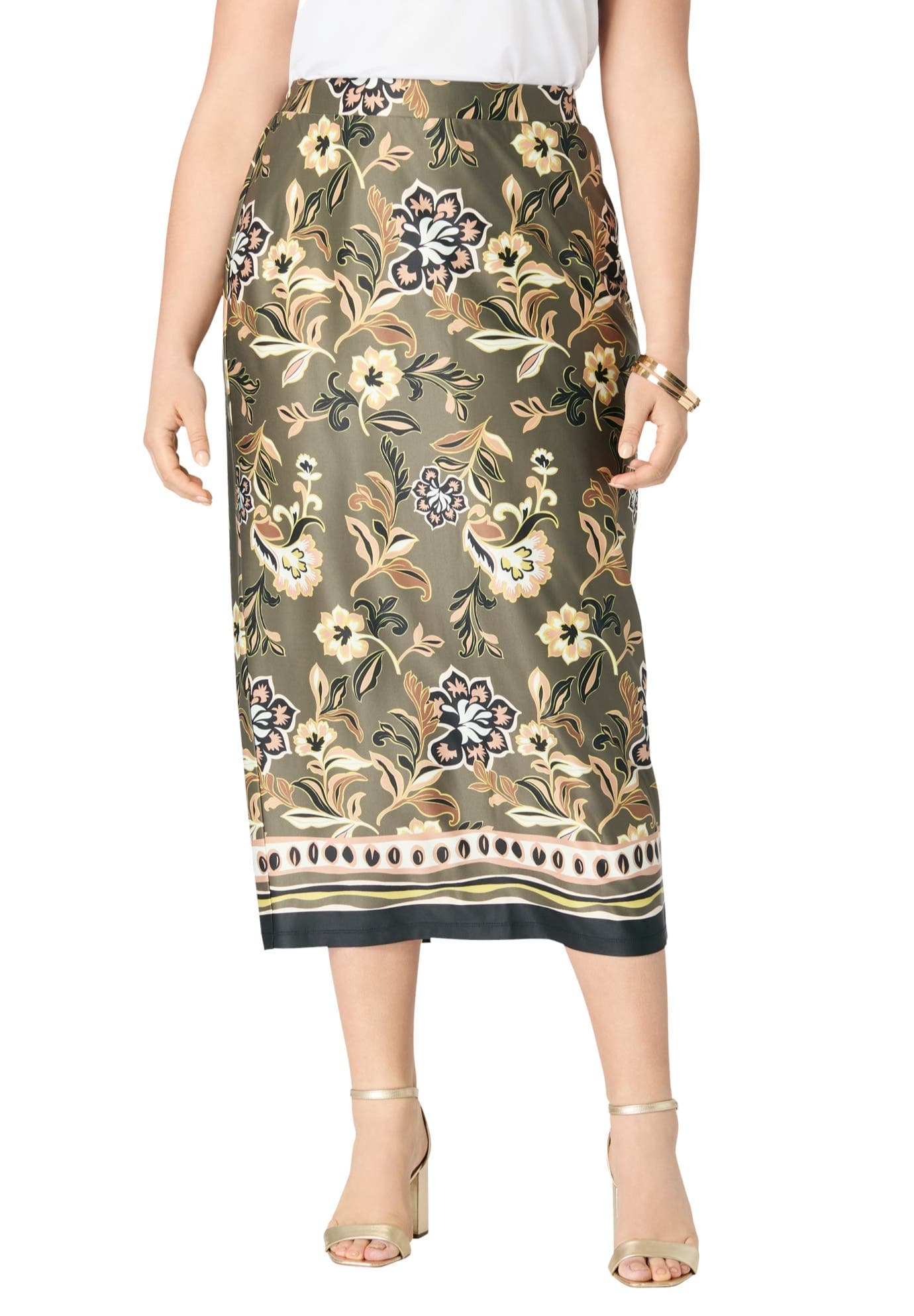 Ultrasmooth Fabric Midi Skirt - image 3