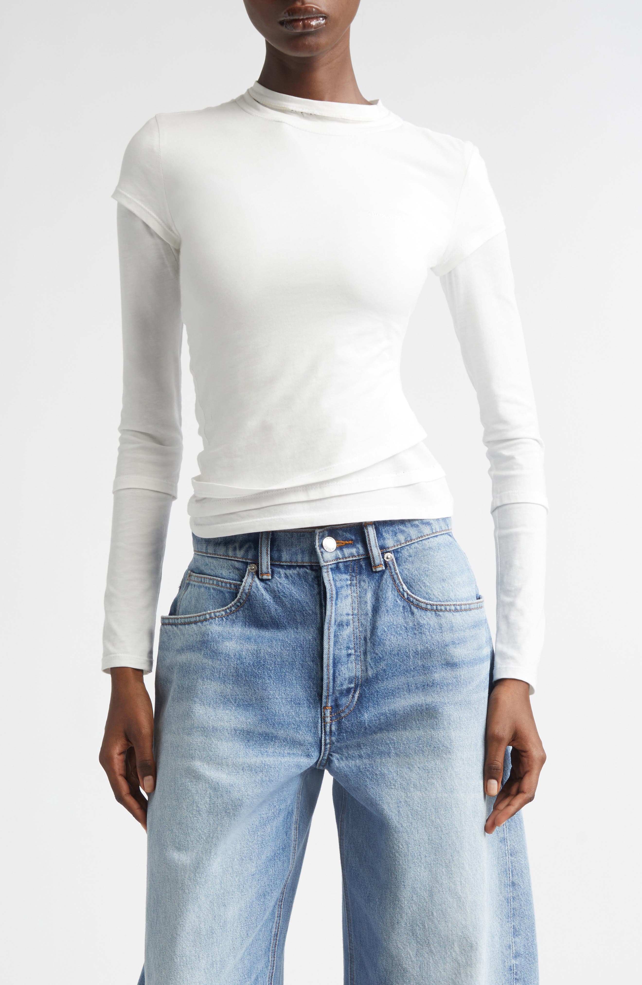 Long Sleeve Layered T-Shirt - image 3