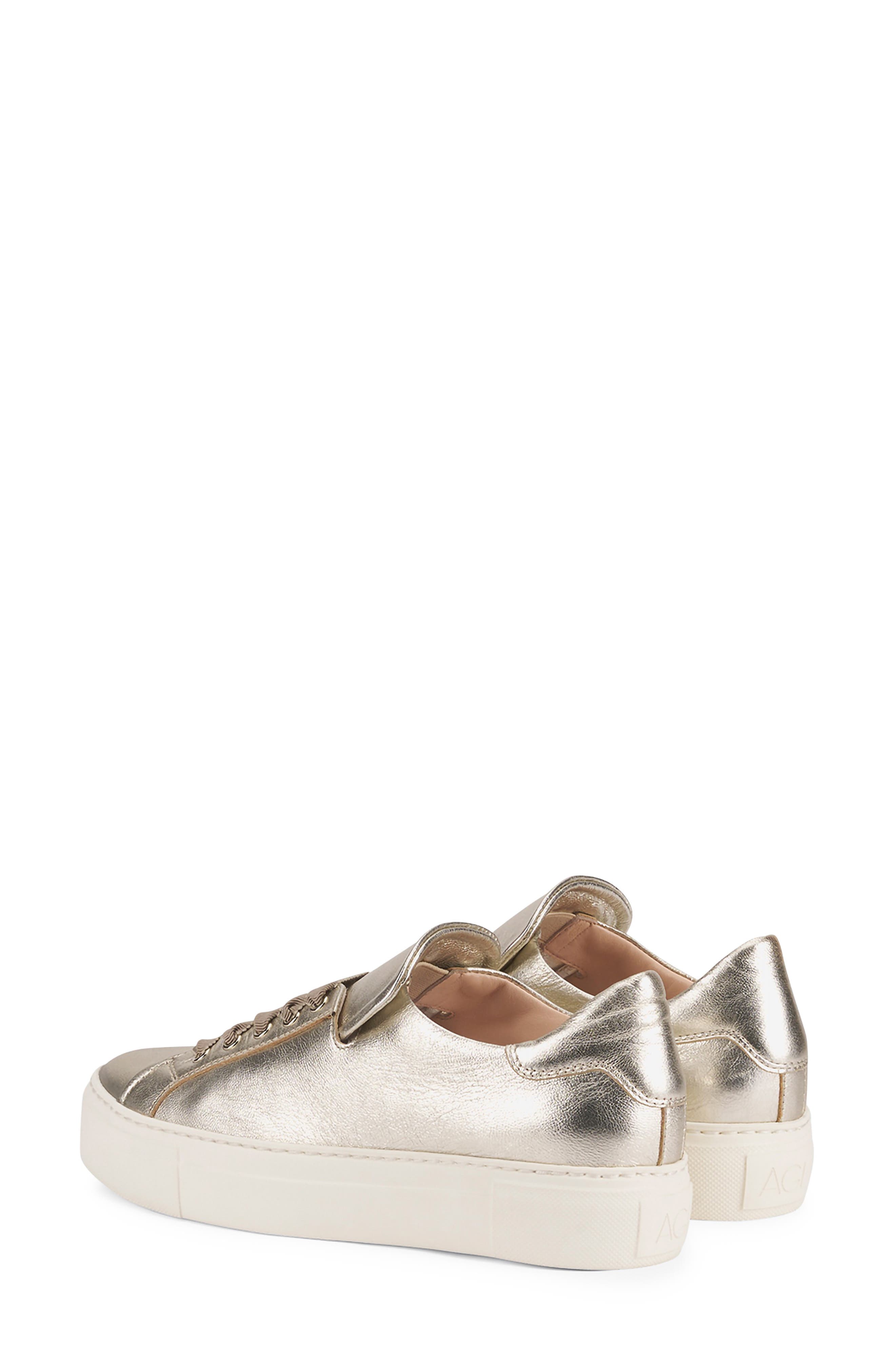 Edda Metallic Leather Sneaker - image 2