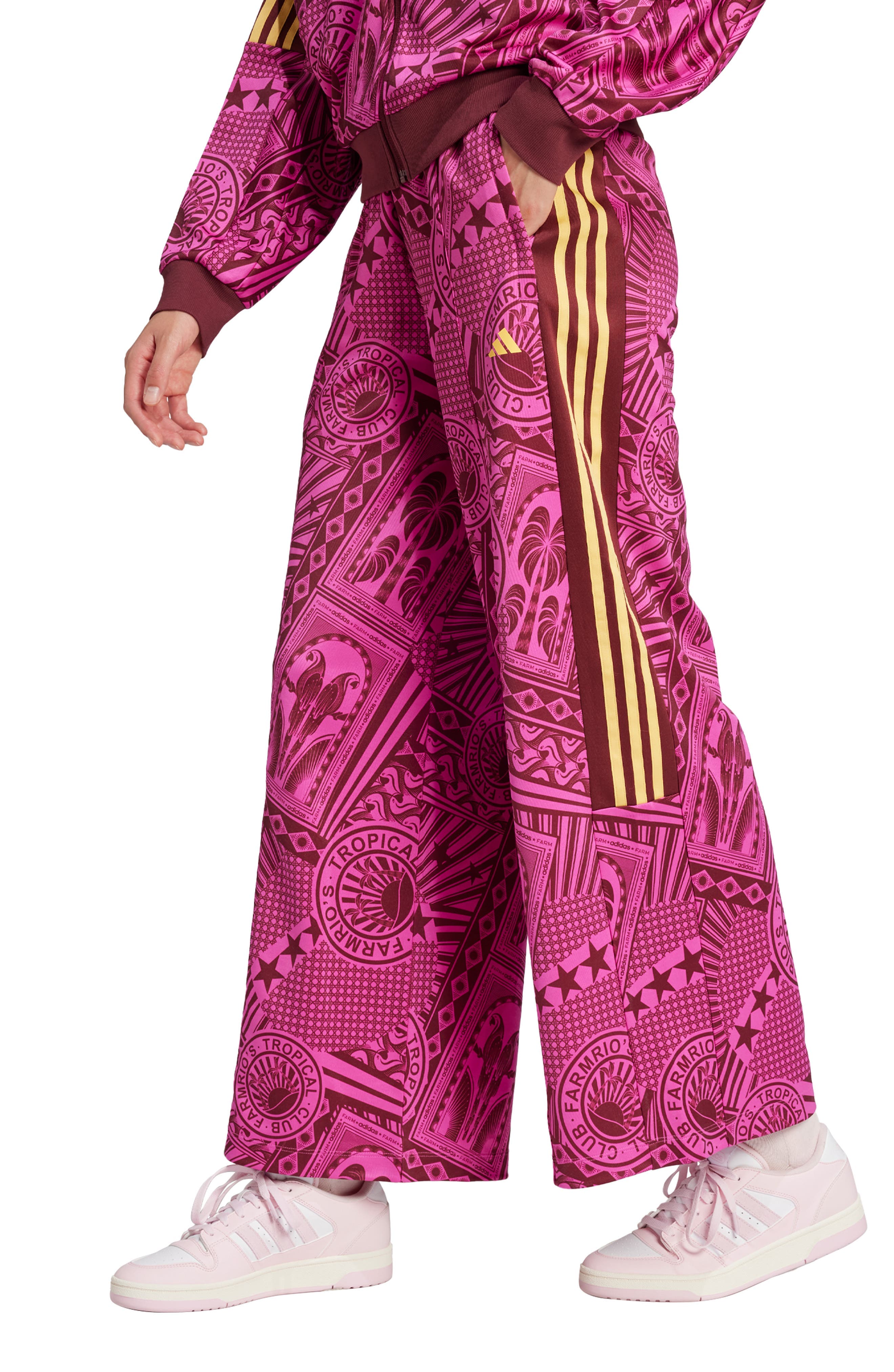 x FARM Rio Oasis Night Tiro Wide Leg Pants - image 1