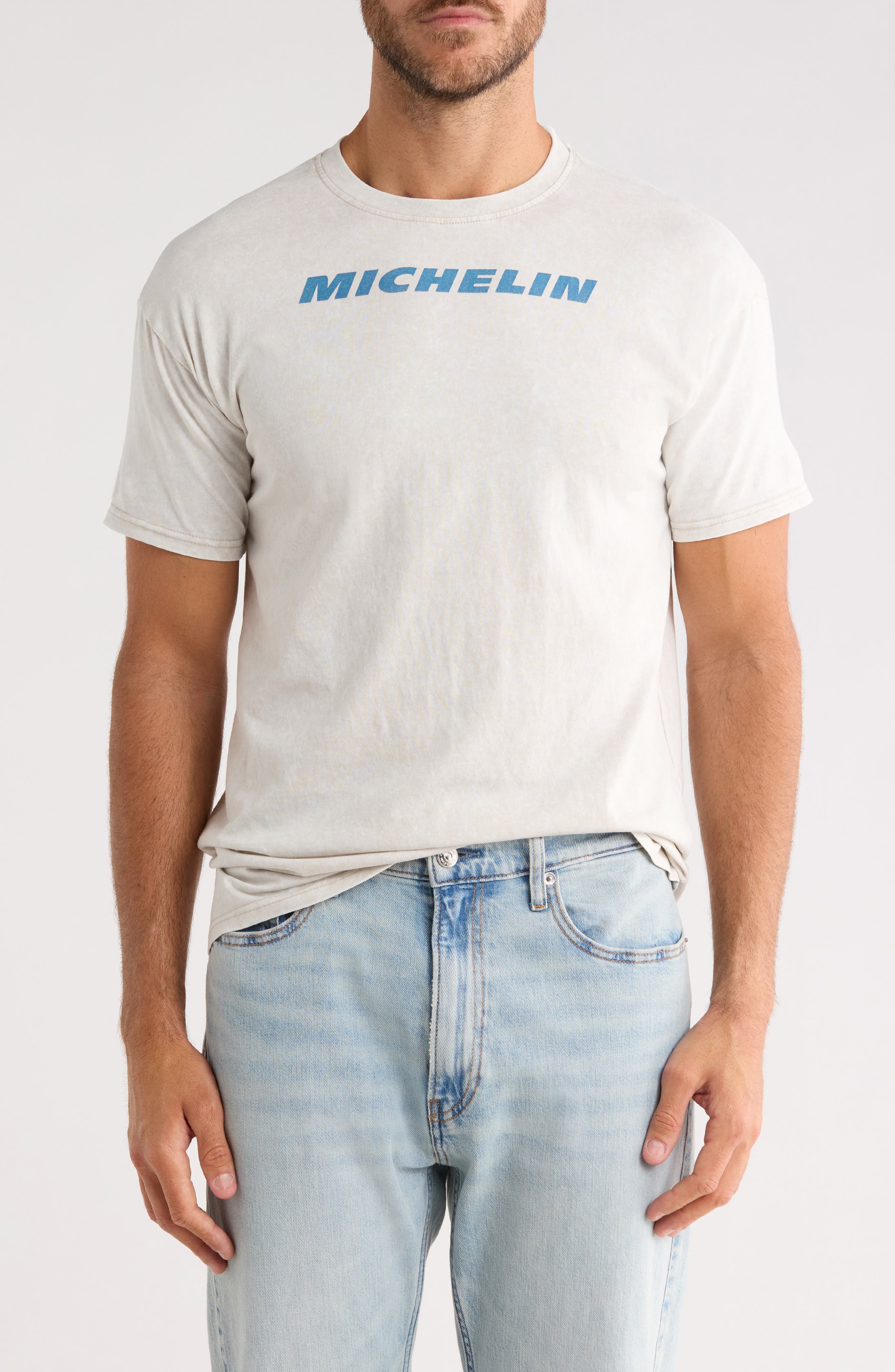 Michelin Motorcycle Cotton Graphic T-Shirt - image 1