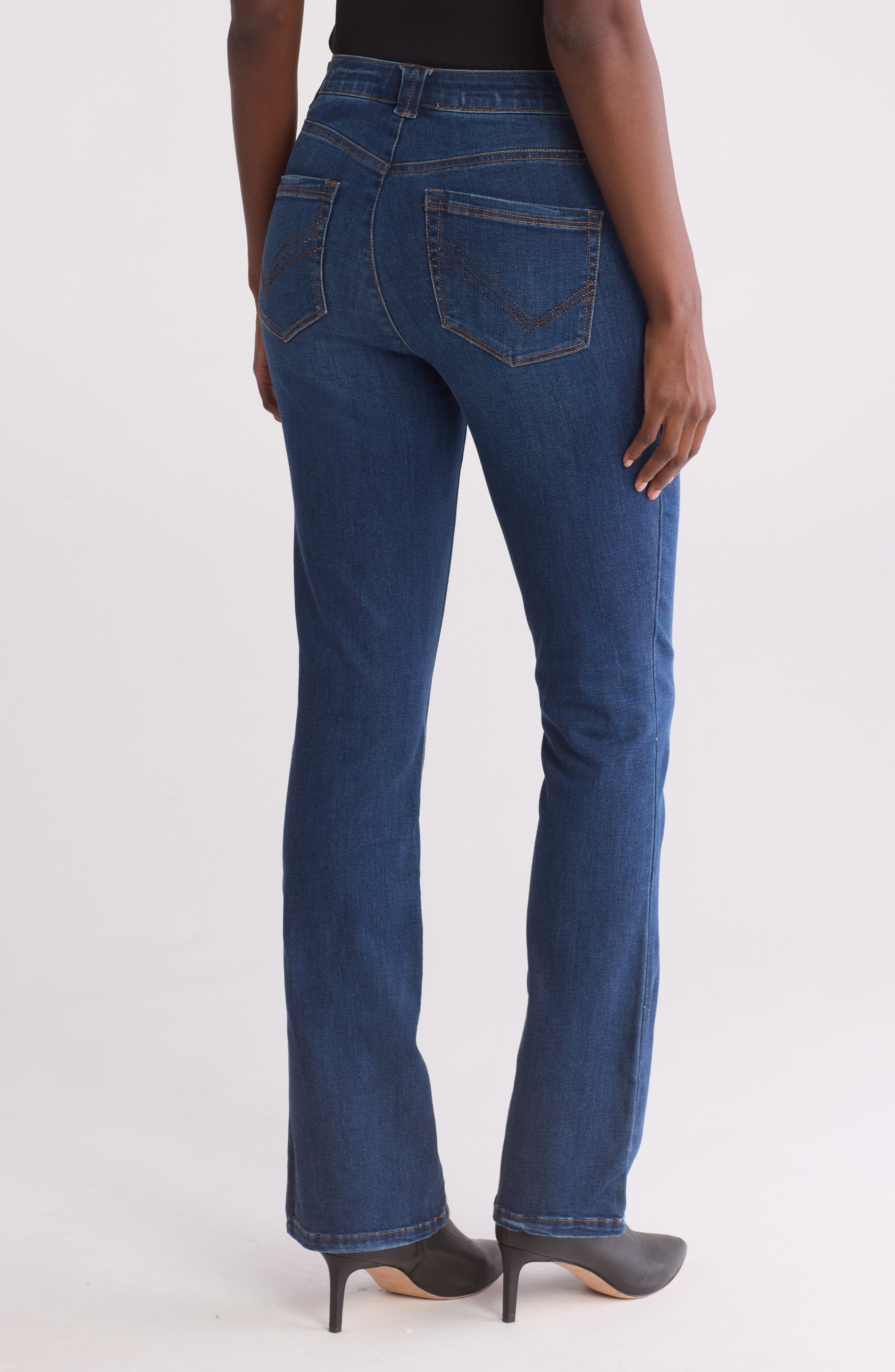Rhinestone Pocket Itty Bitty Bootcut Jeans - image 2