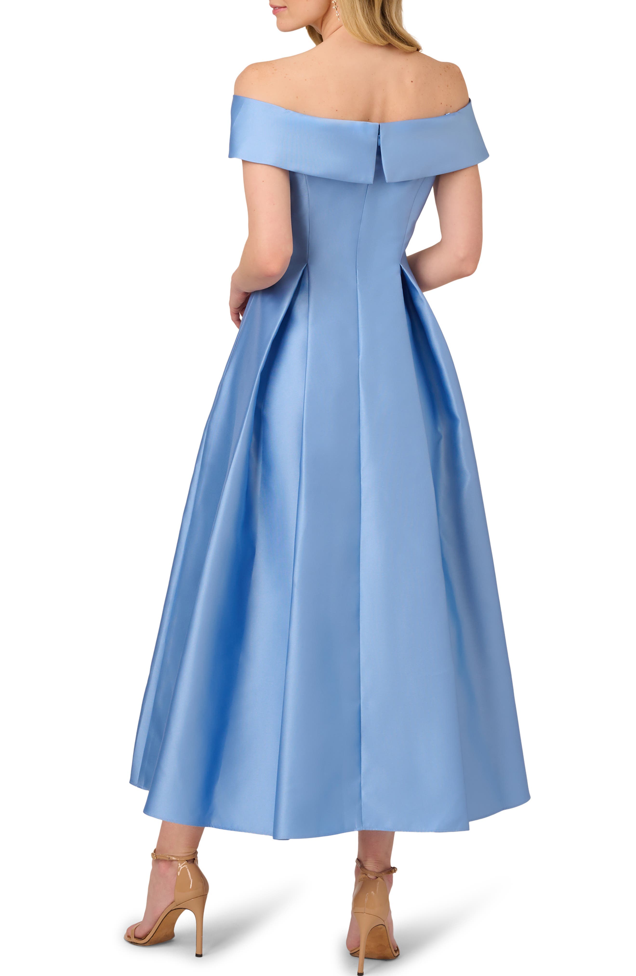 Off the Shoulder Mikado Gown - image 2