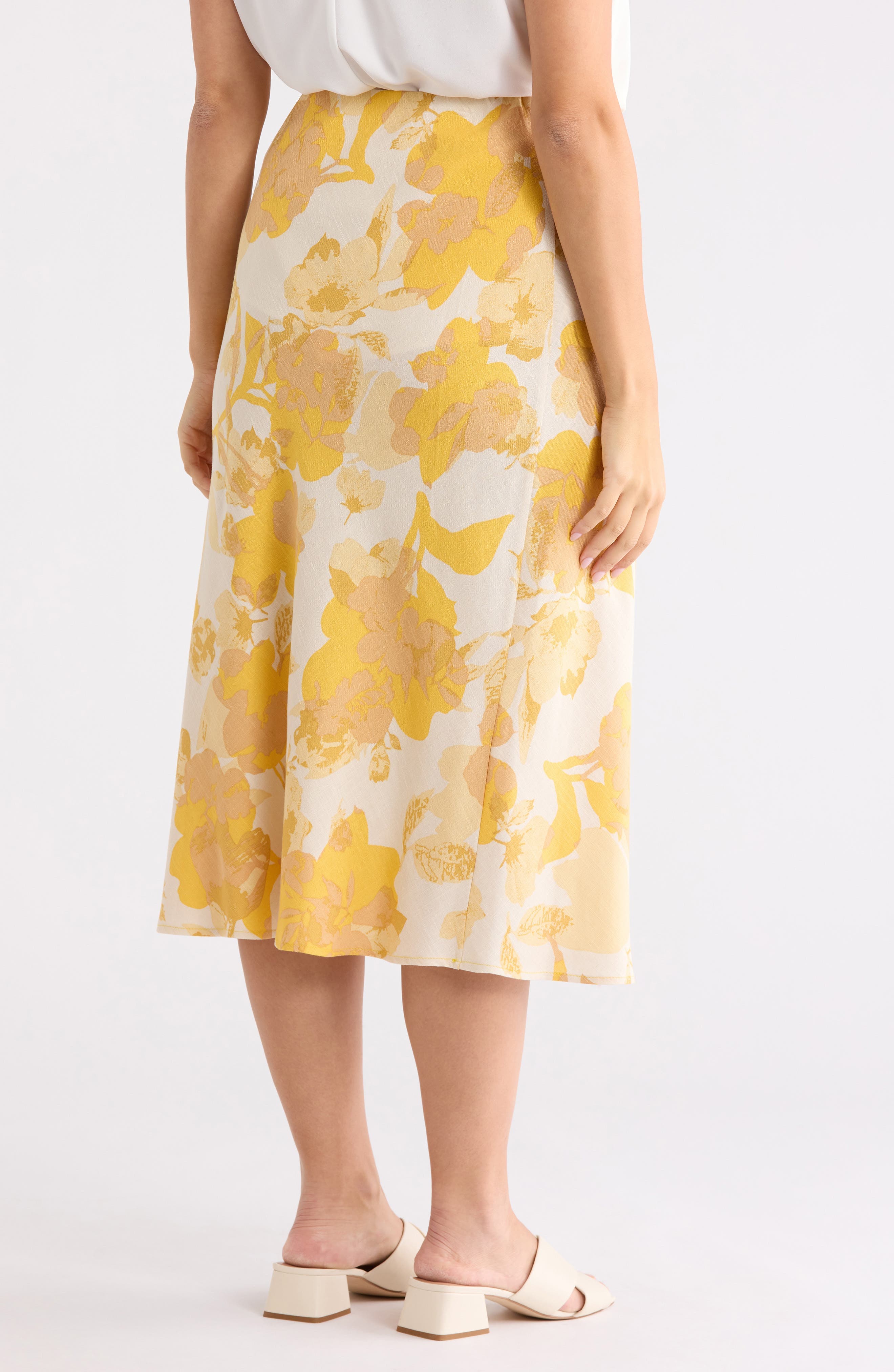 Floral Midi Skirt - image 2