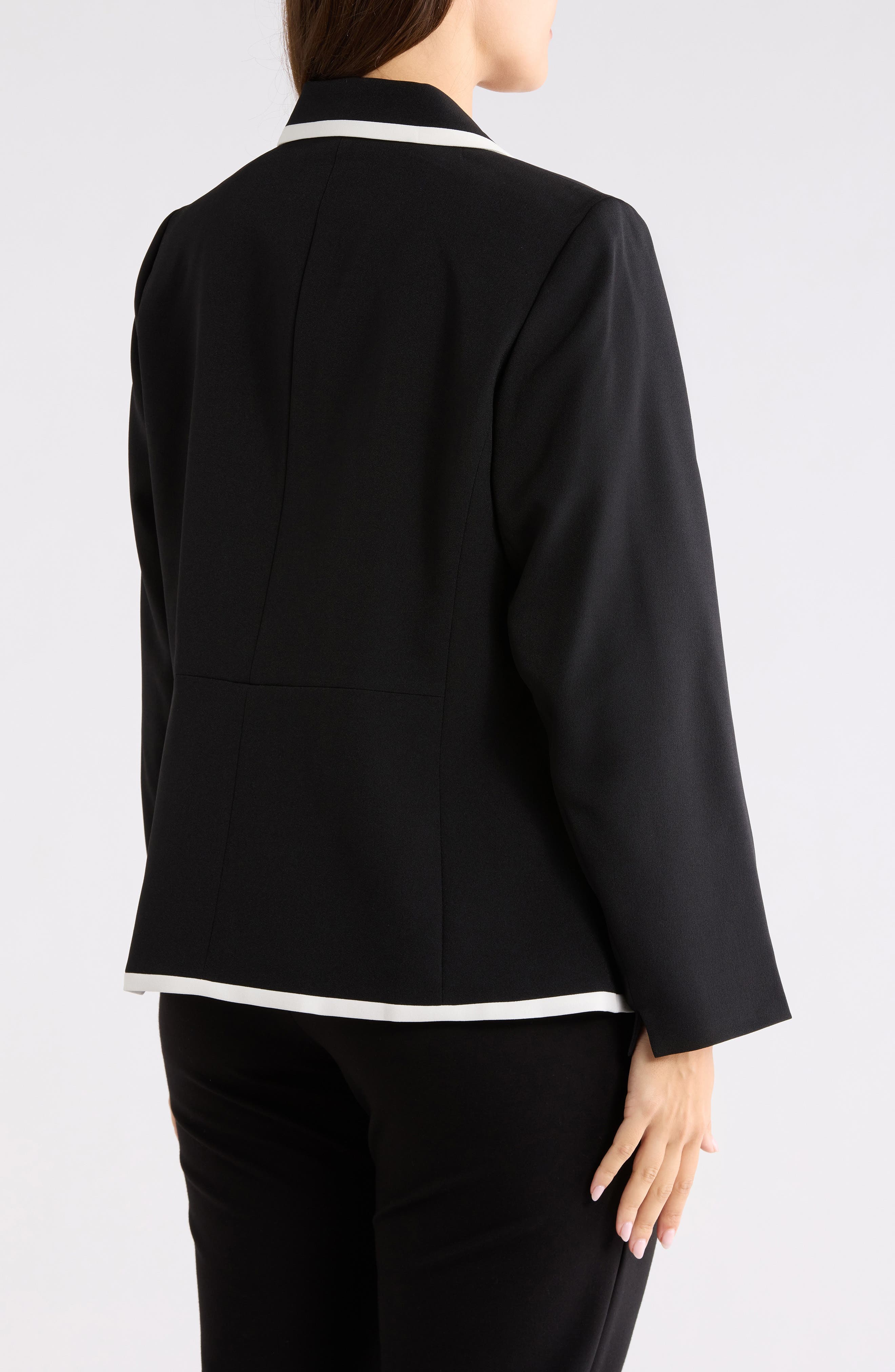 Notch Lapel Patch Pocket Blazer - image 2