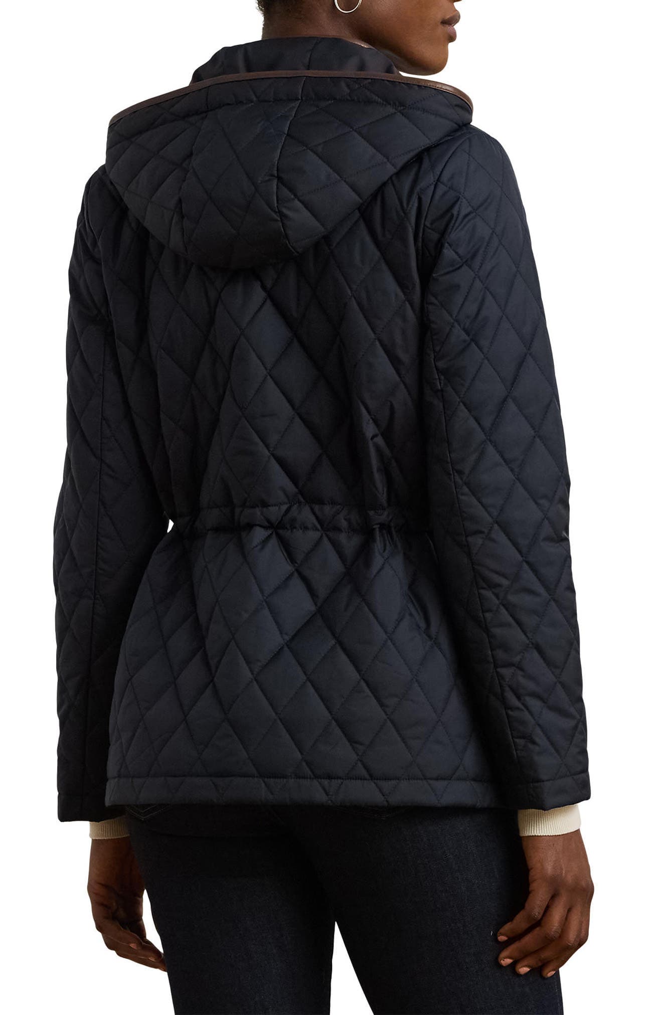 Logo Patch Quilted Coat - image 2