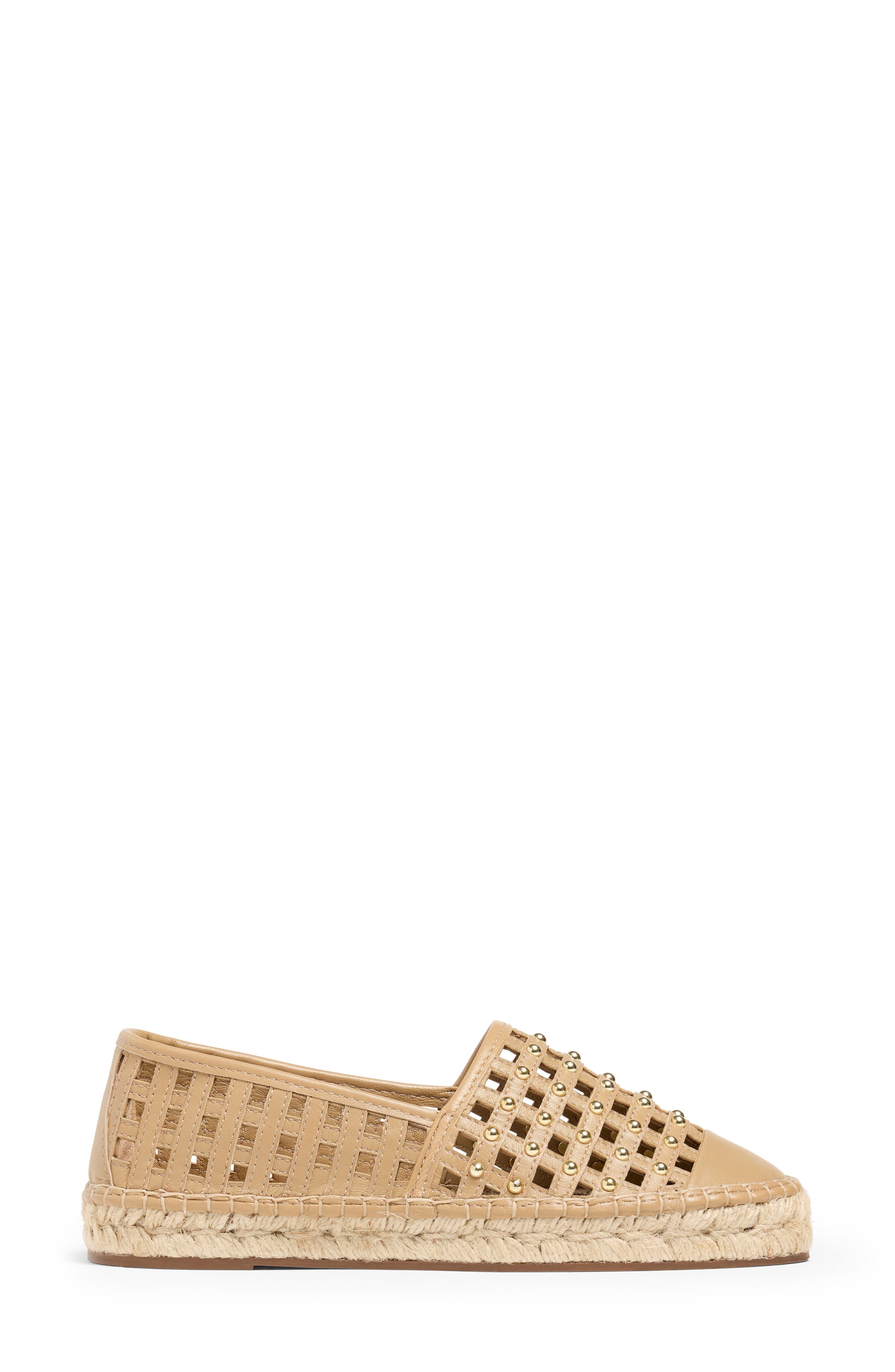 Rochel Cage Studded Espadrille Cap Toe Flat - image 4