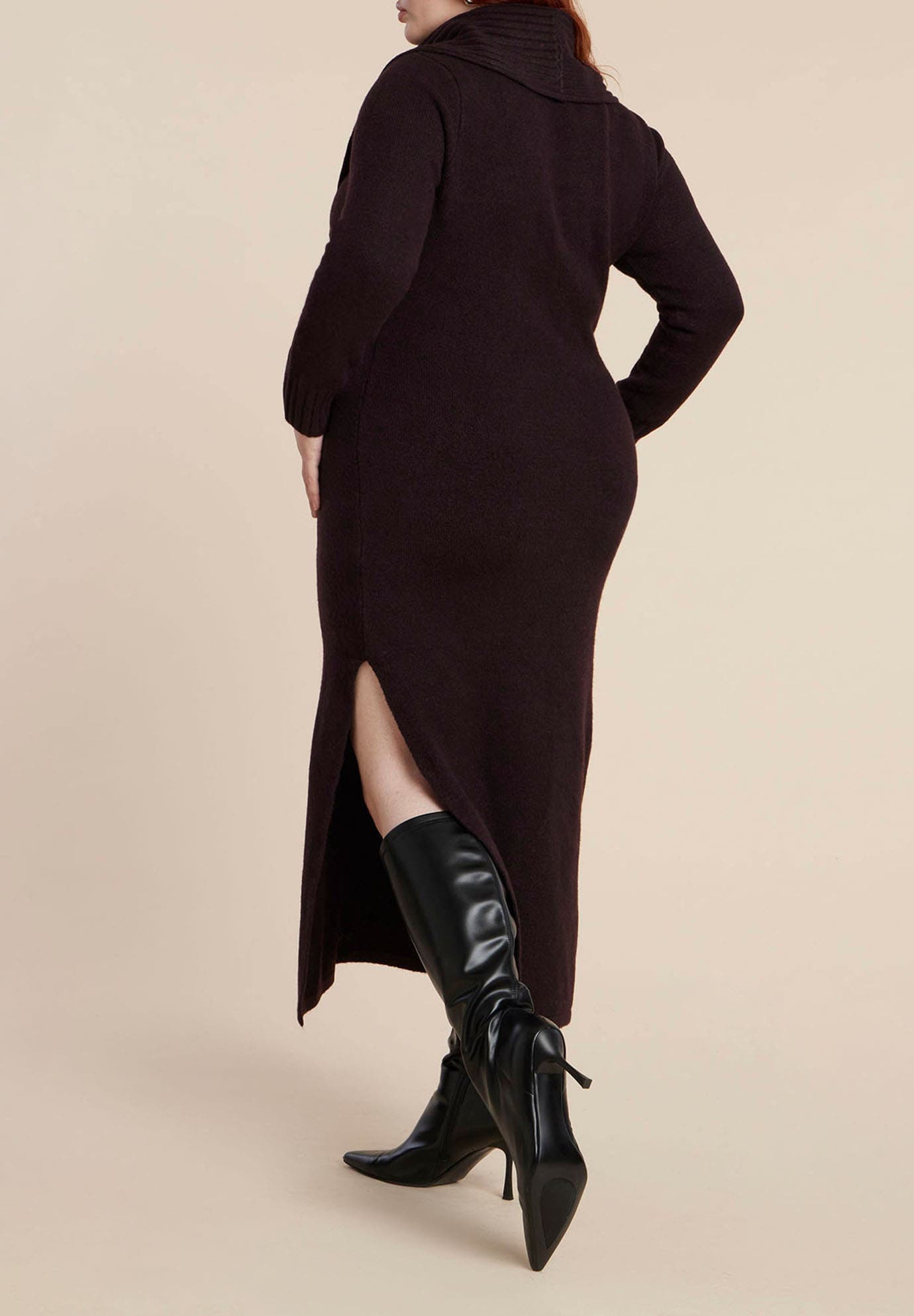 Cowl Sweater Dress - image 2