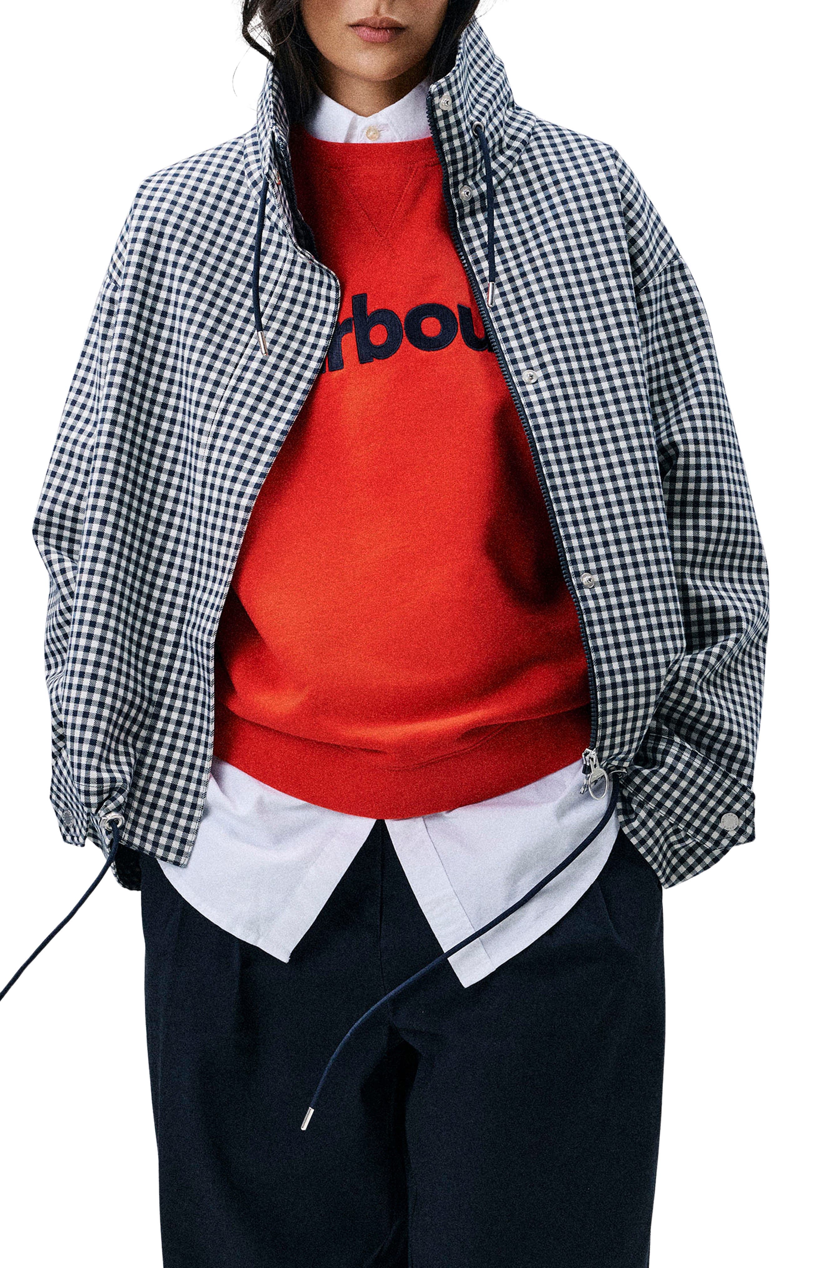 Bronwyn Showerproof Water Resistant Gingham Jacket - image 1