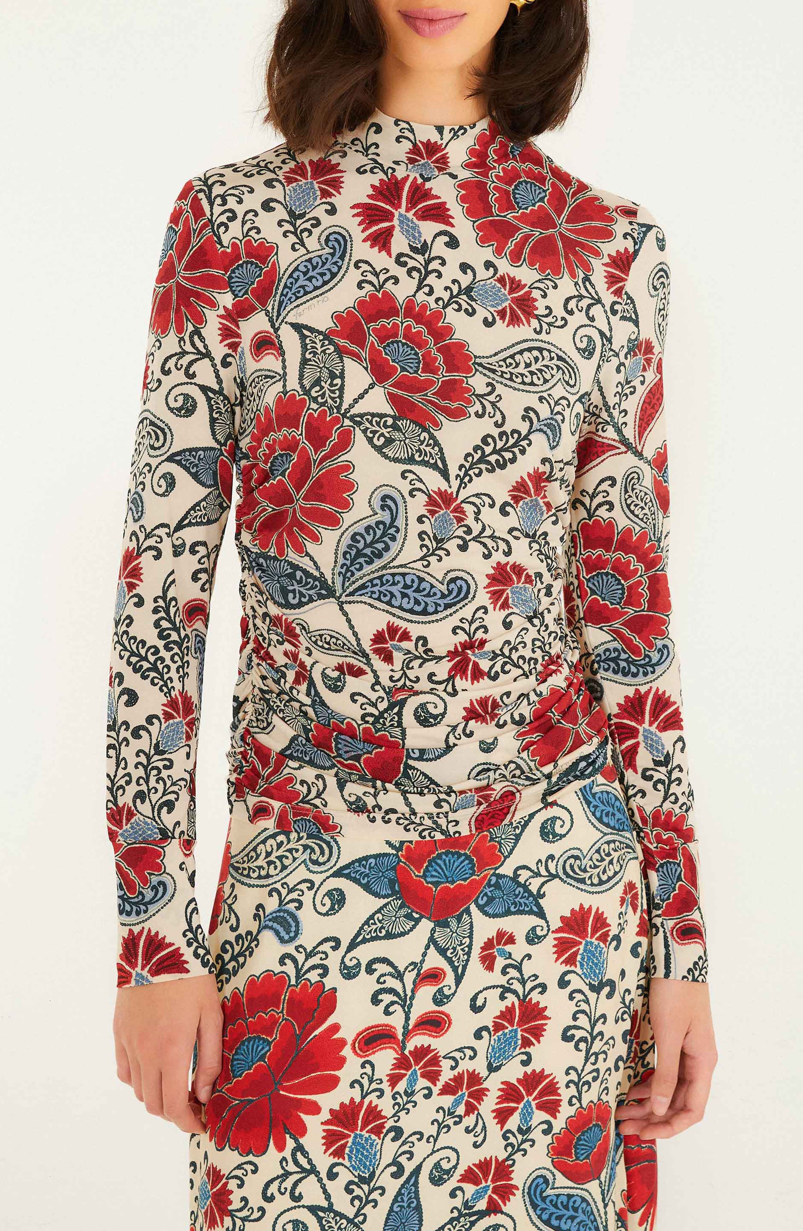 Francesca Sand Jersey Top - image 1