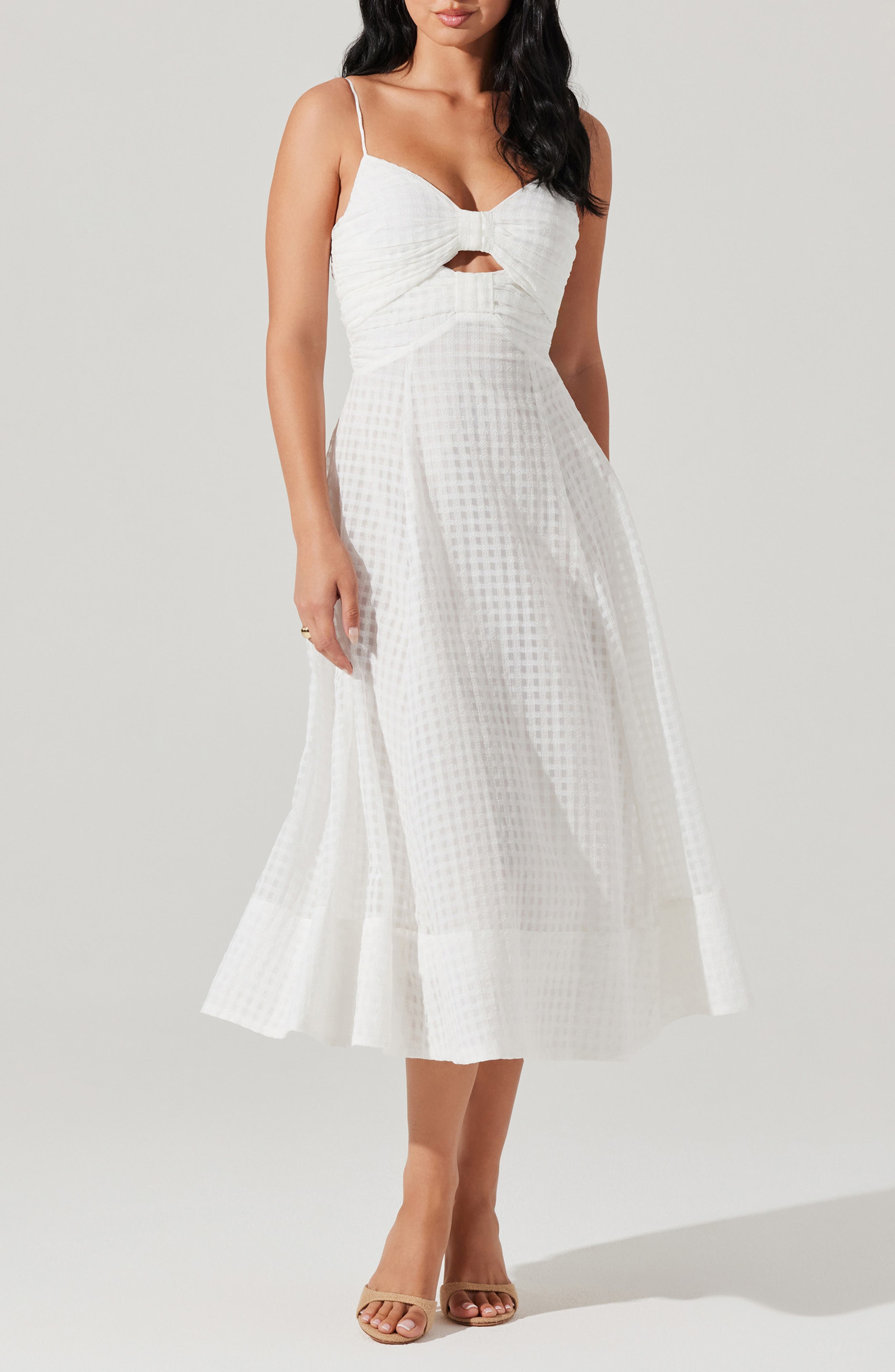 Celina A-Line Midi Dress - image 1