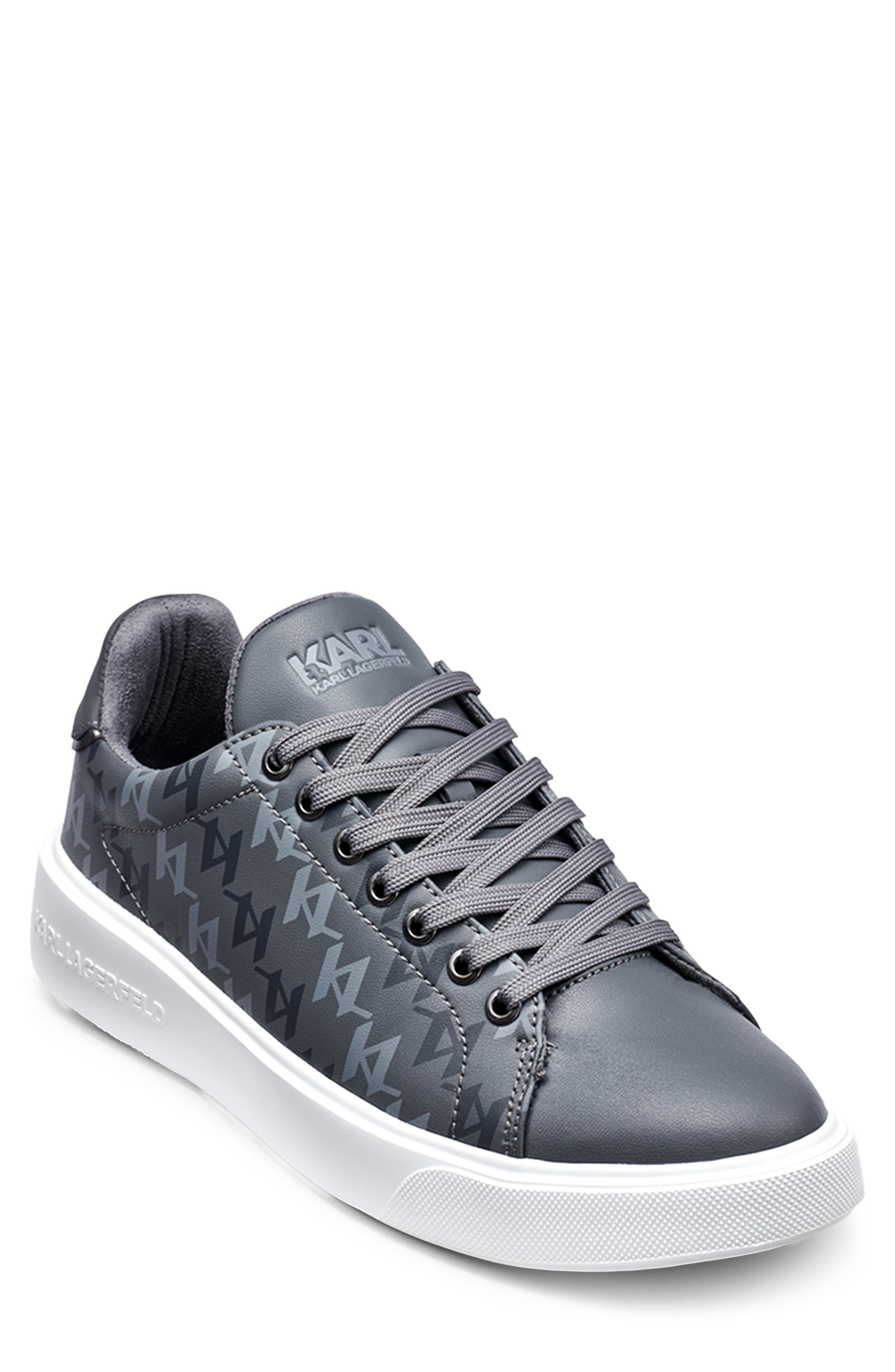 Side Logo Grid Low Top Sneaker - image 1
