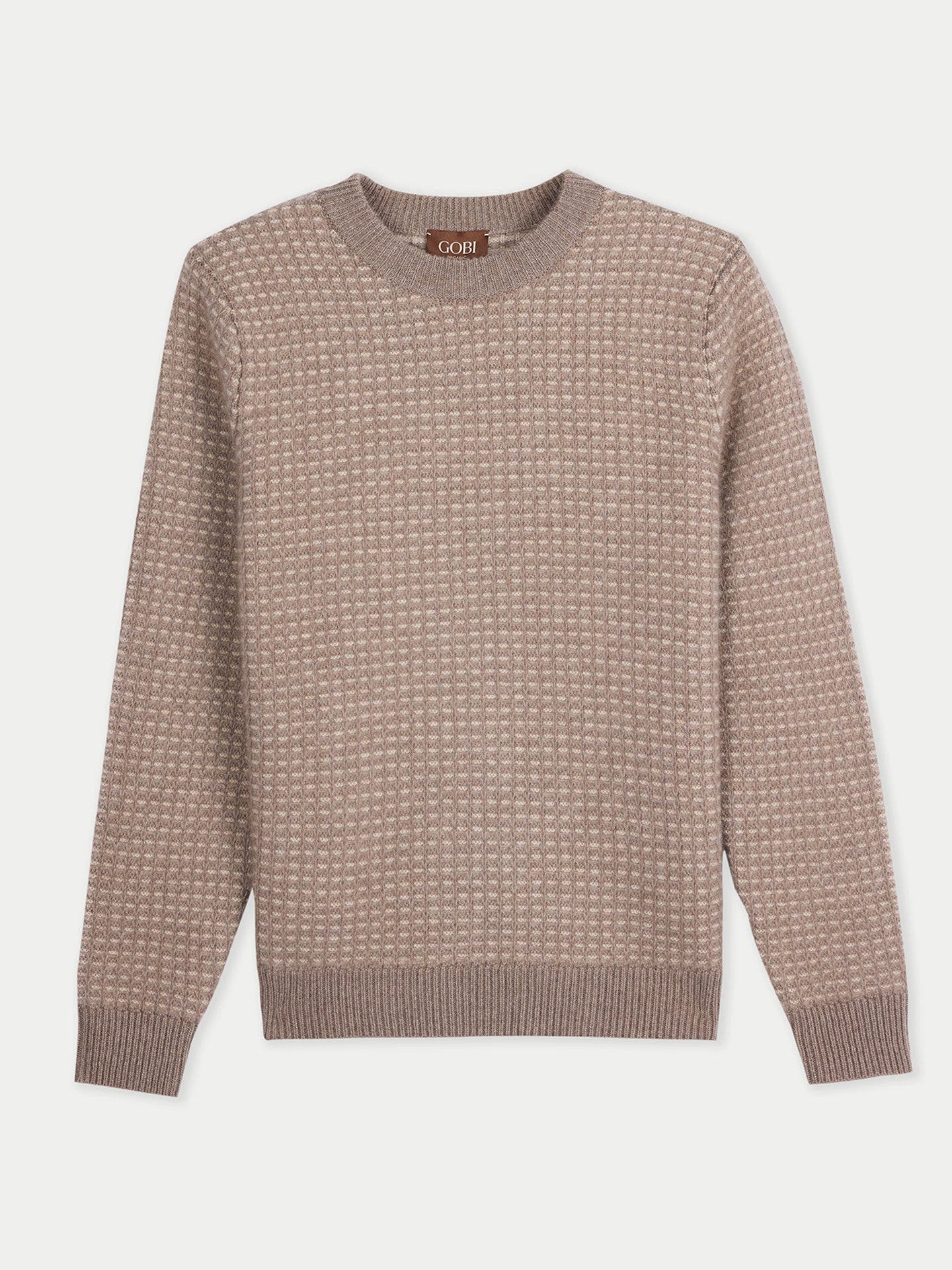 Cashmere Waffle Knit Sweater - image 1