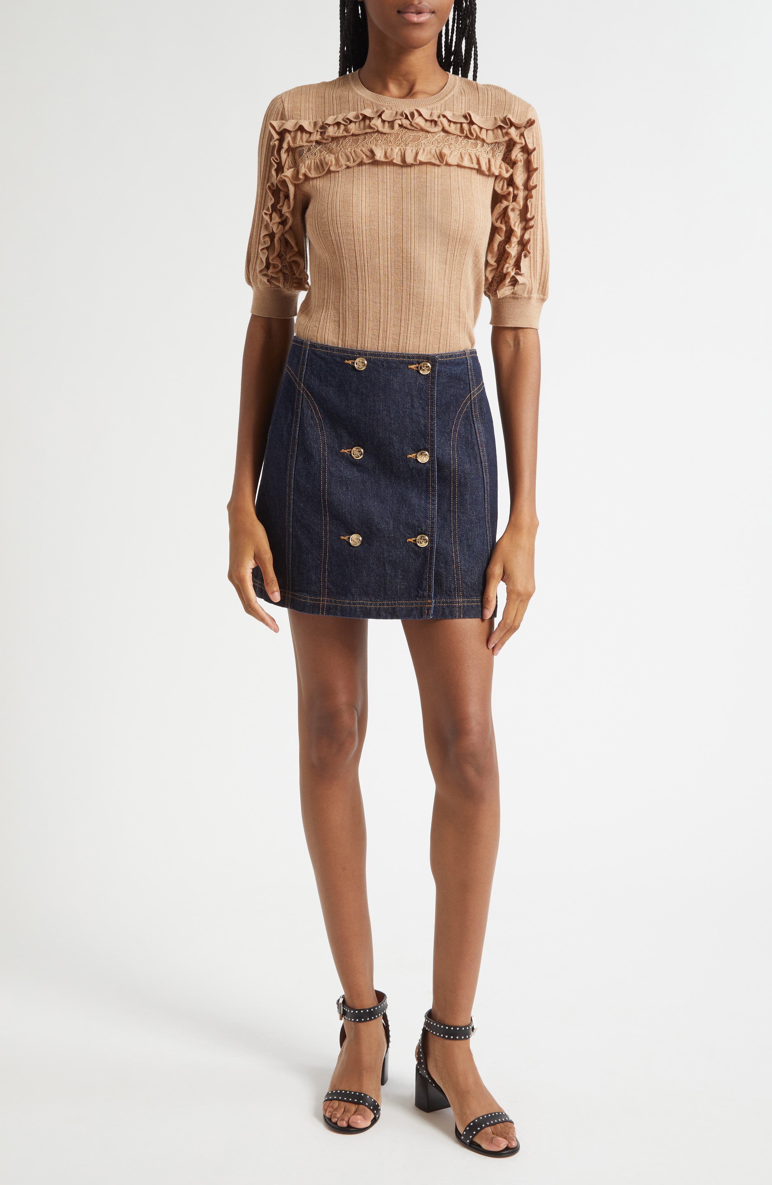 The Clara Denim Miniskirt - image 2