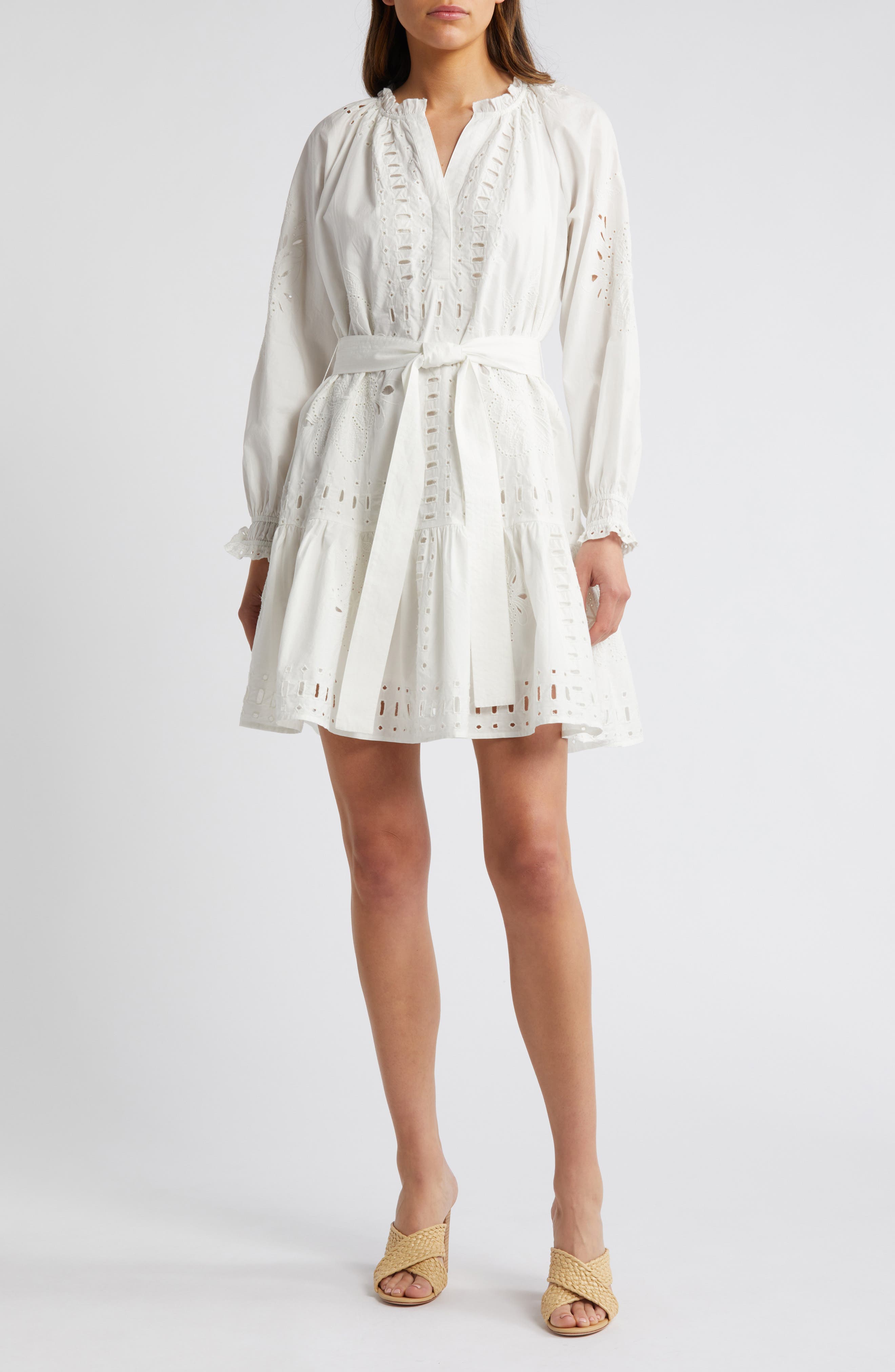 Saylor Cotton Wrap Dress - image 1