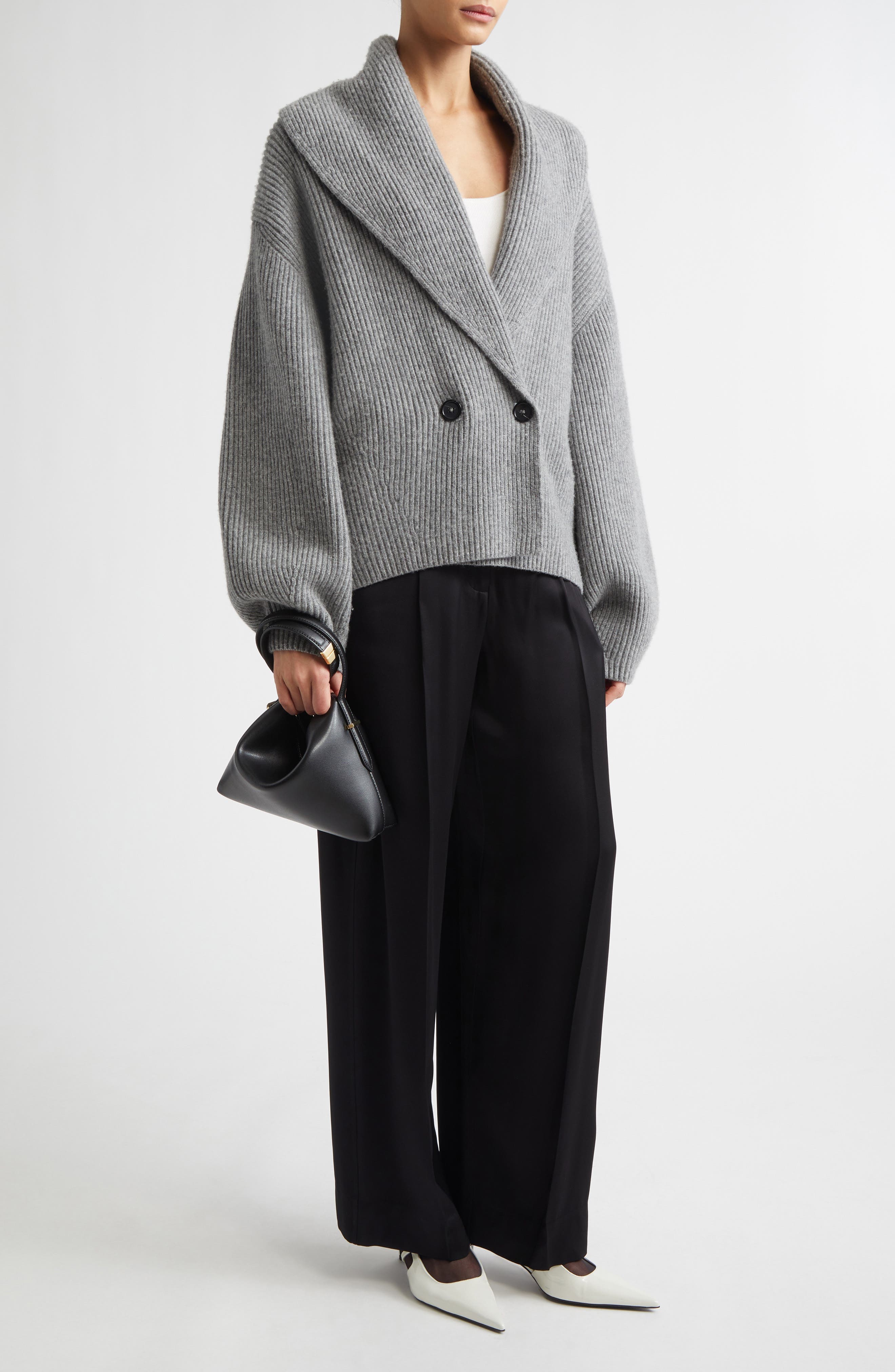 Pleated Fluid Pants - image 2
