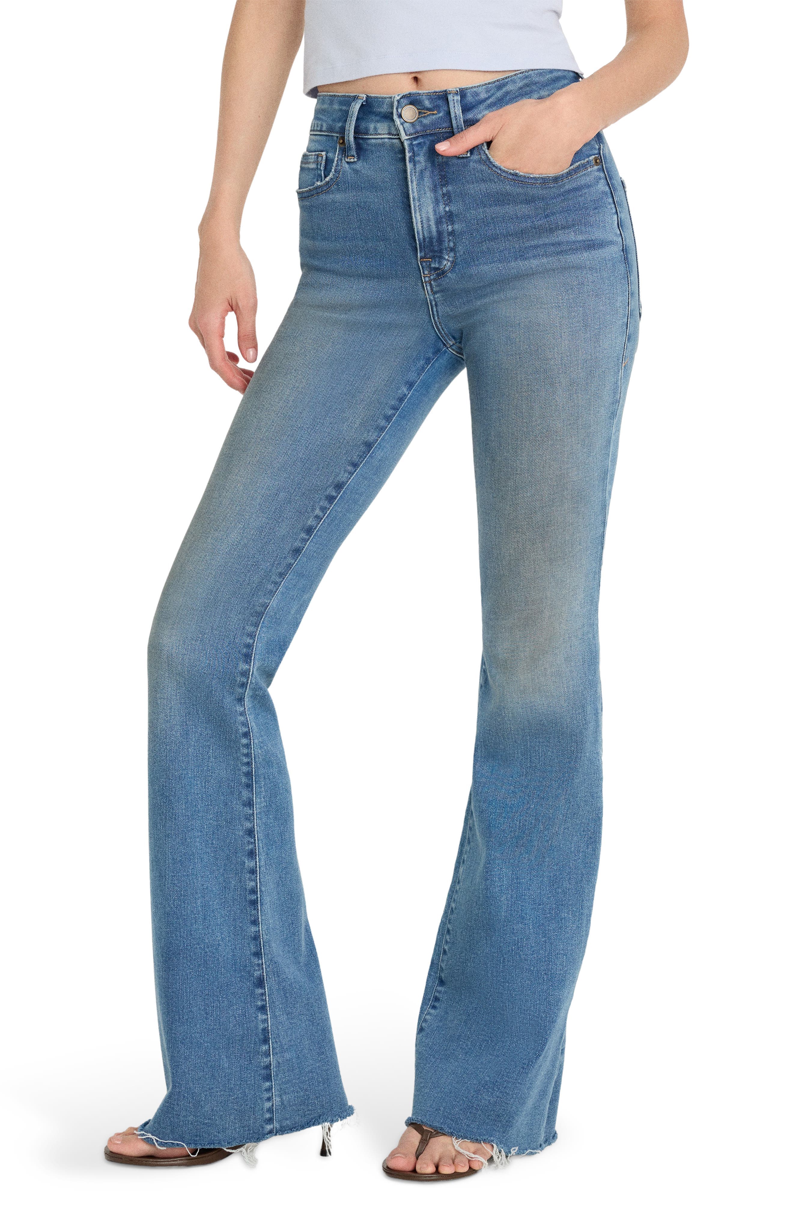 Soft-Tech Good Legs Flare Jeans - image 1