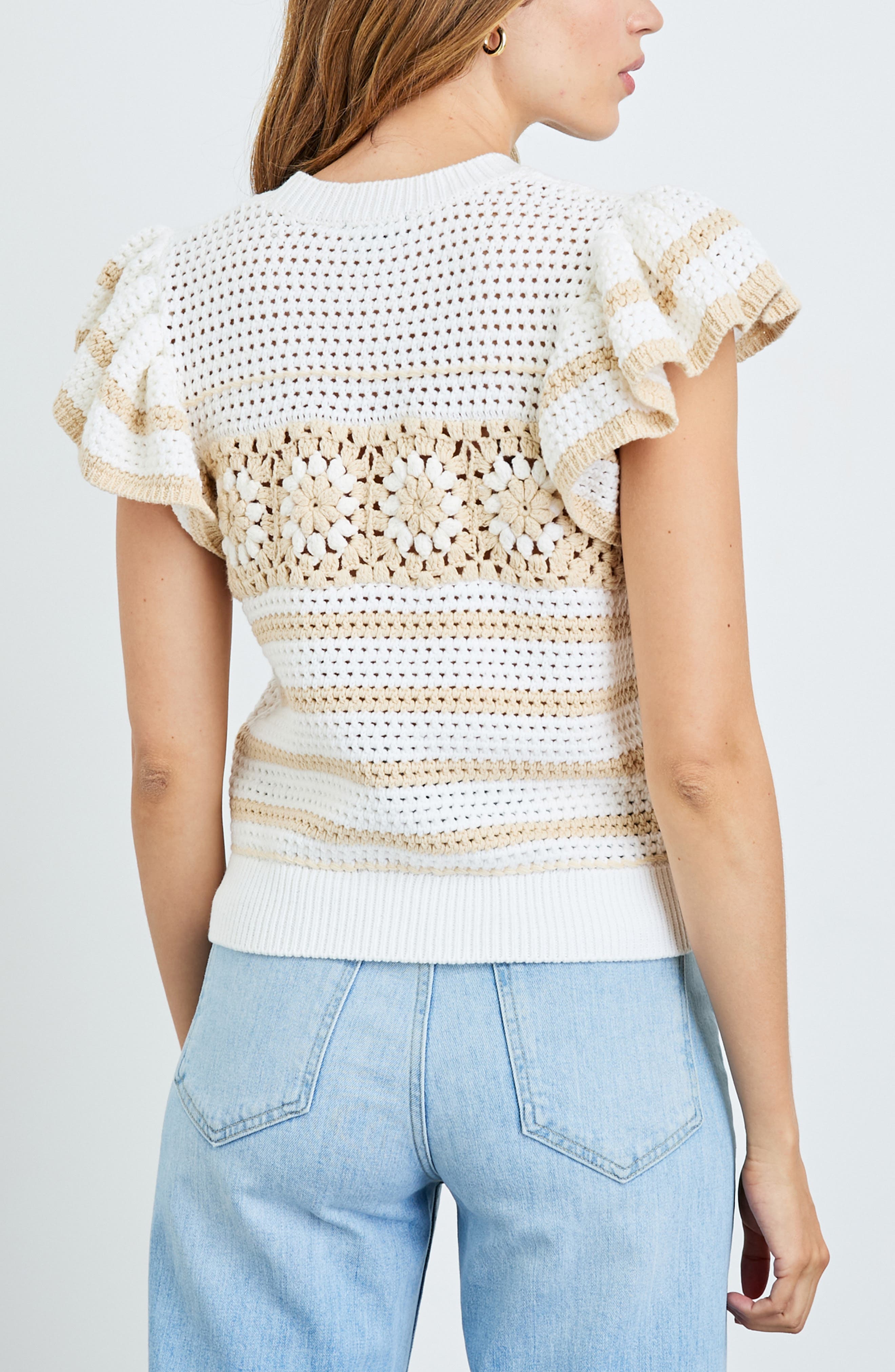 Penelope Ruffle Sleeve Sweater - image 2
