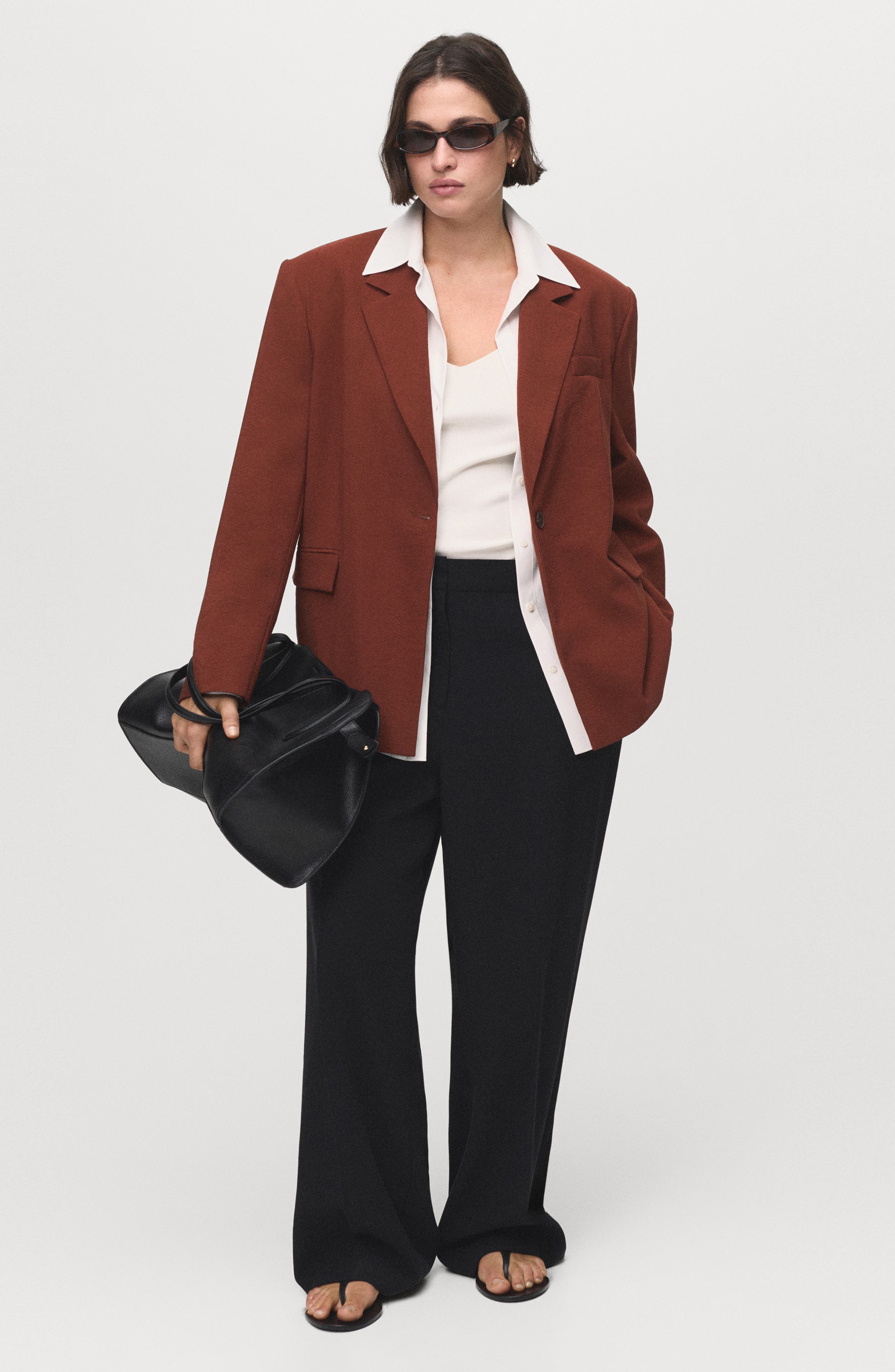 One-Button Suit Blazer - image 2
