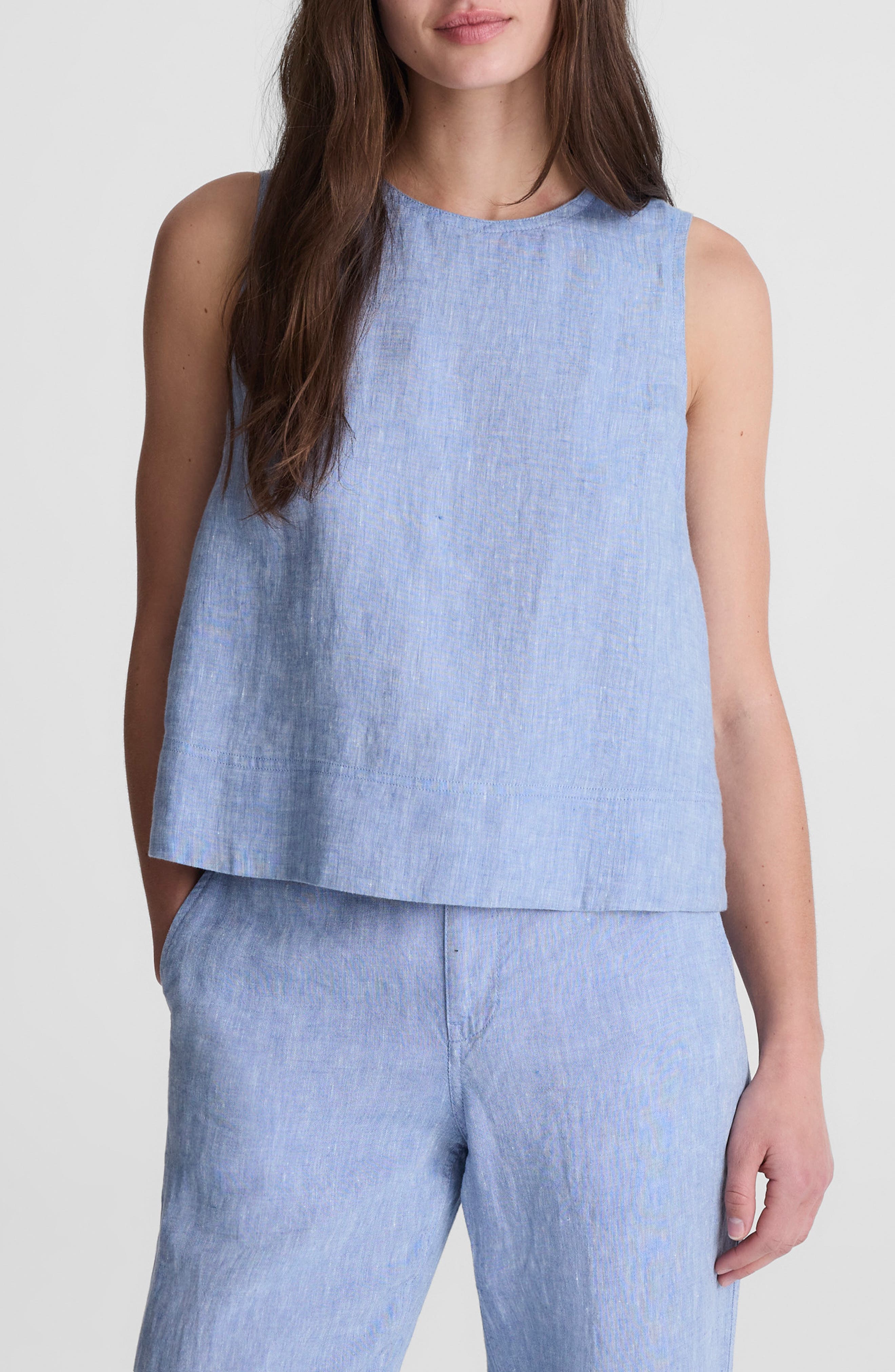 Suki Sleeveless Linen Top - image 3