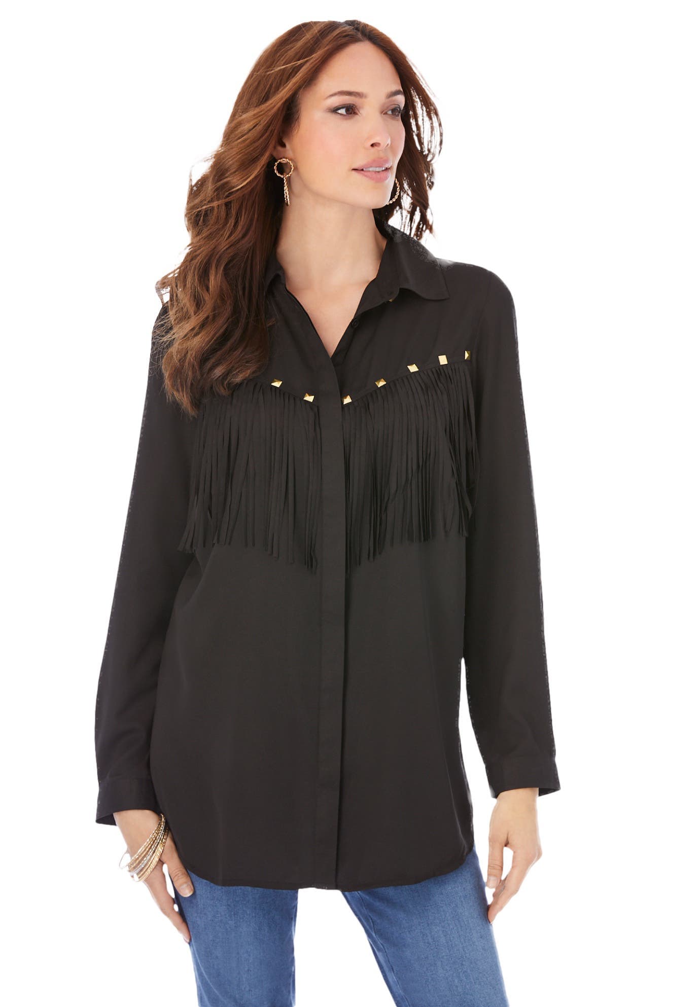 Fringe Big Shirt - image 1