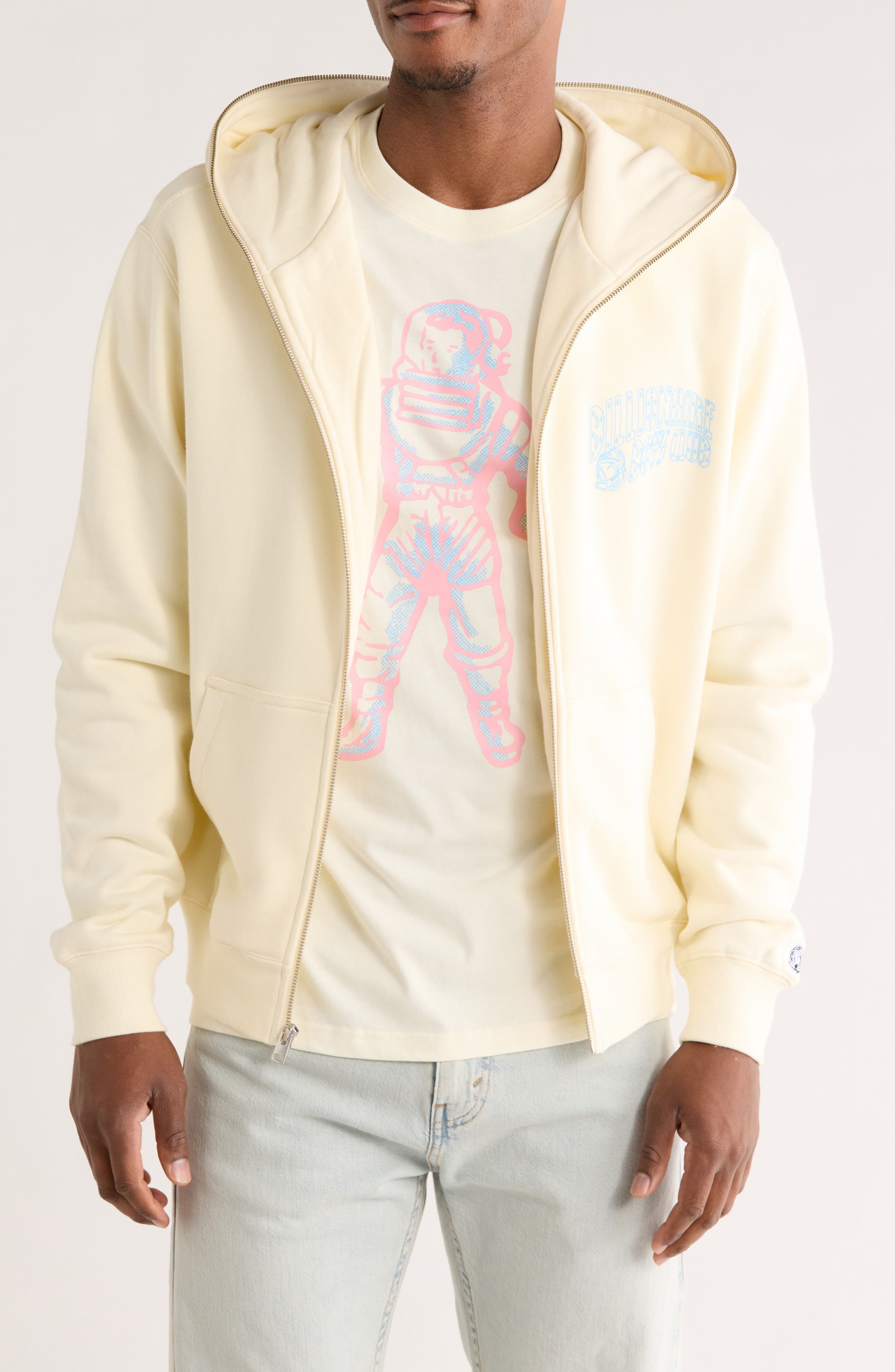 Small Curve Graphic Zip Hoodie - image 3