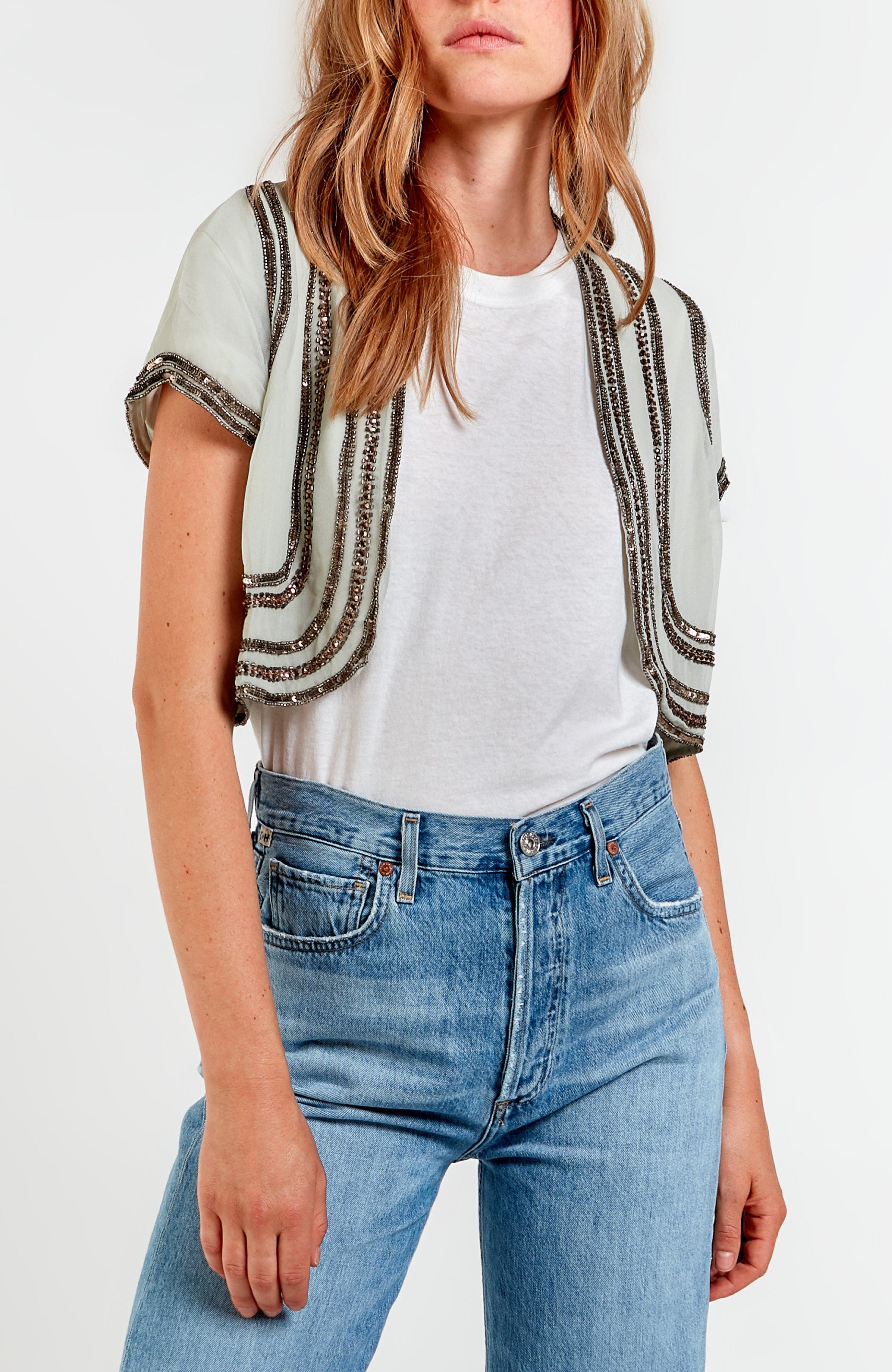 Kiki Beaded Capelet - image 1