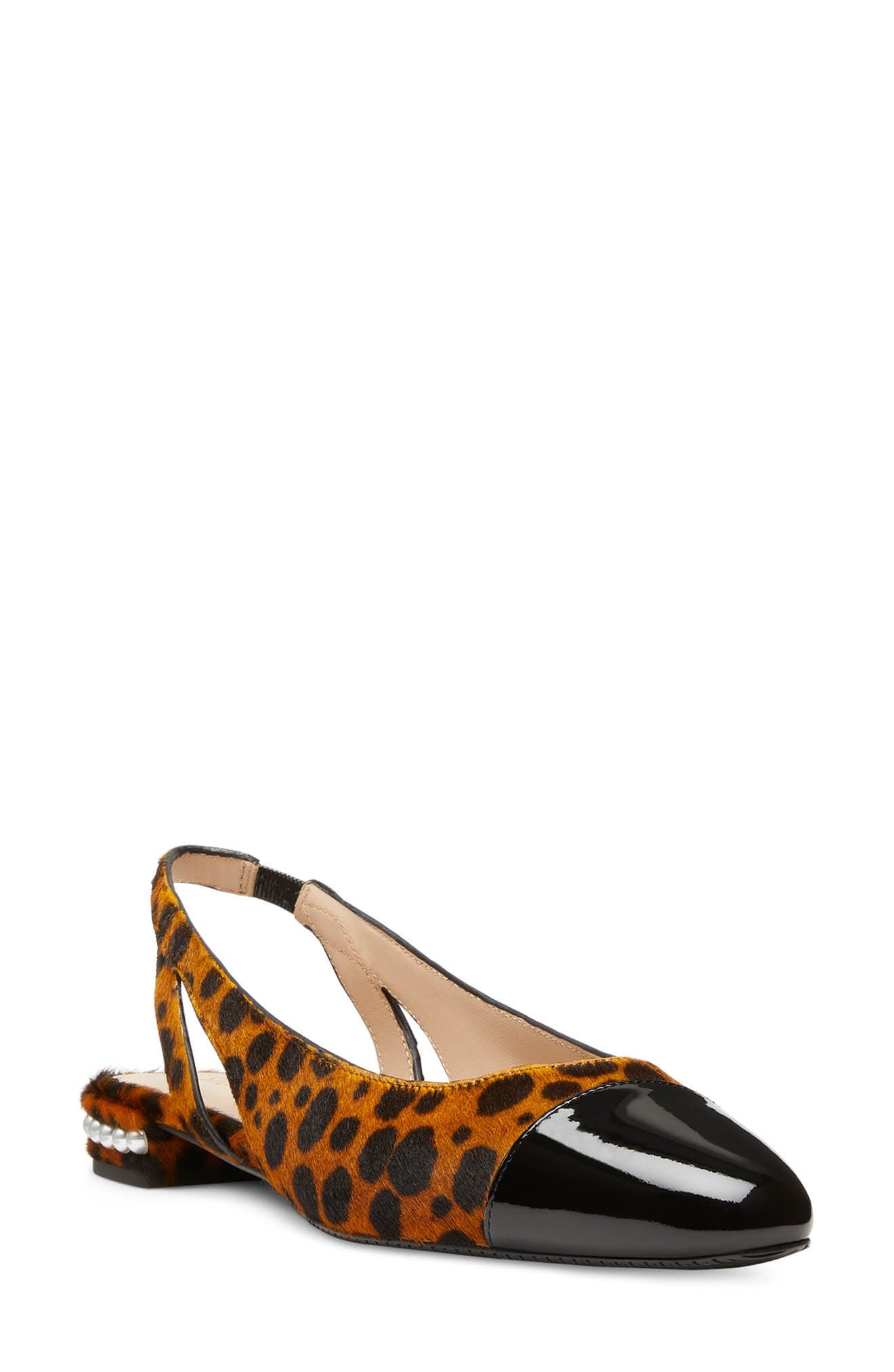 Pearl Genuine Calf Hair Slingback - image 1